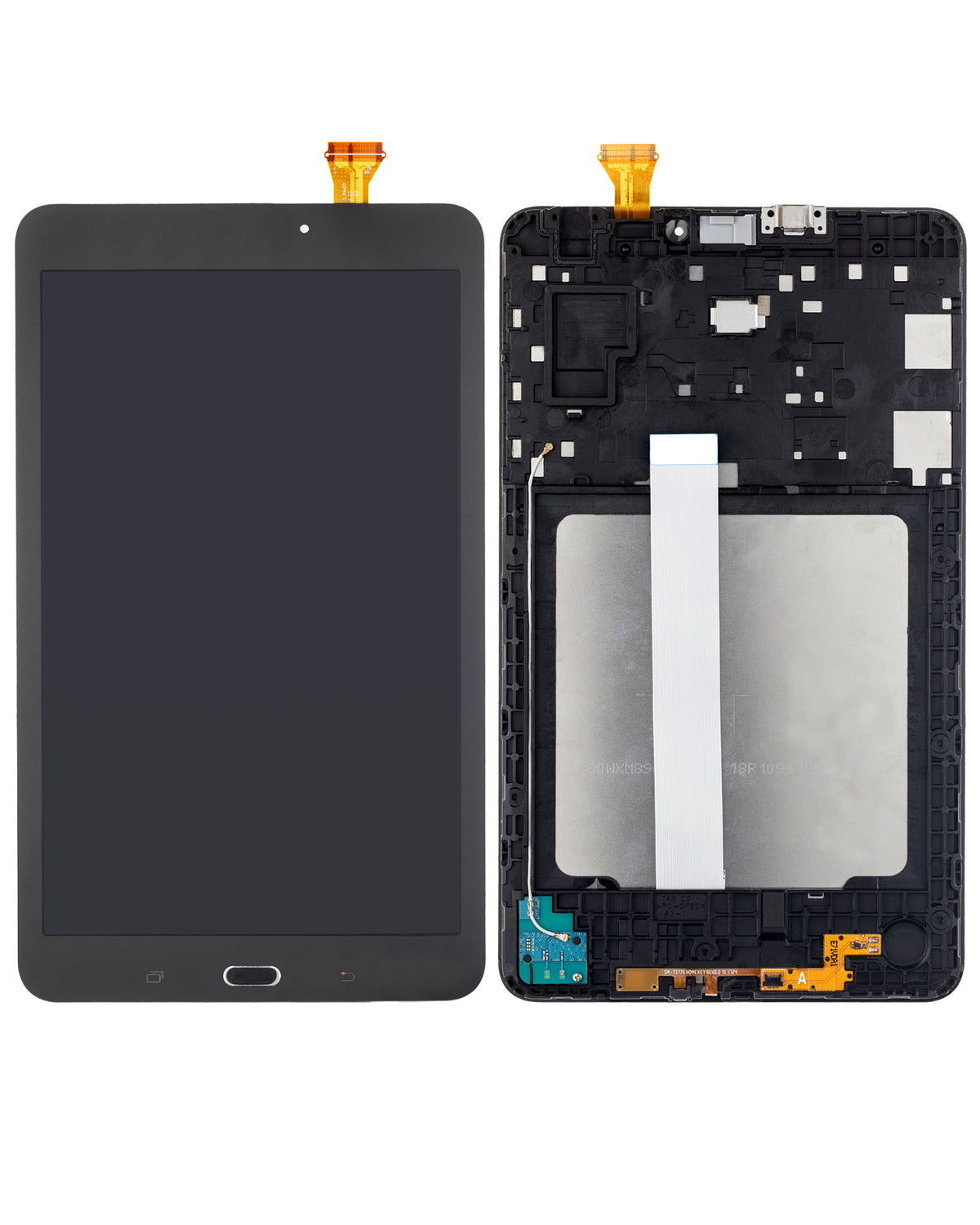 Replacement LCD Assembly With Frame Compatible For Samsung Galaxy Tab E 8.0" (2016) (T375 / T377 / T378) (Refurbished) (Black)