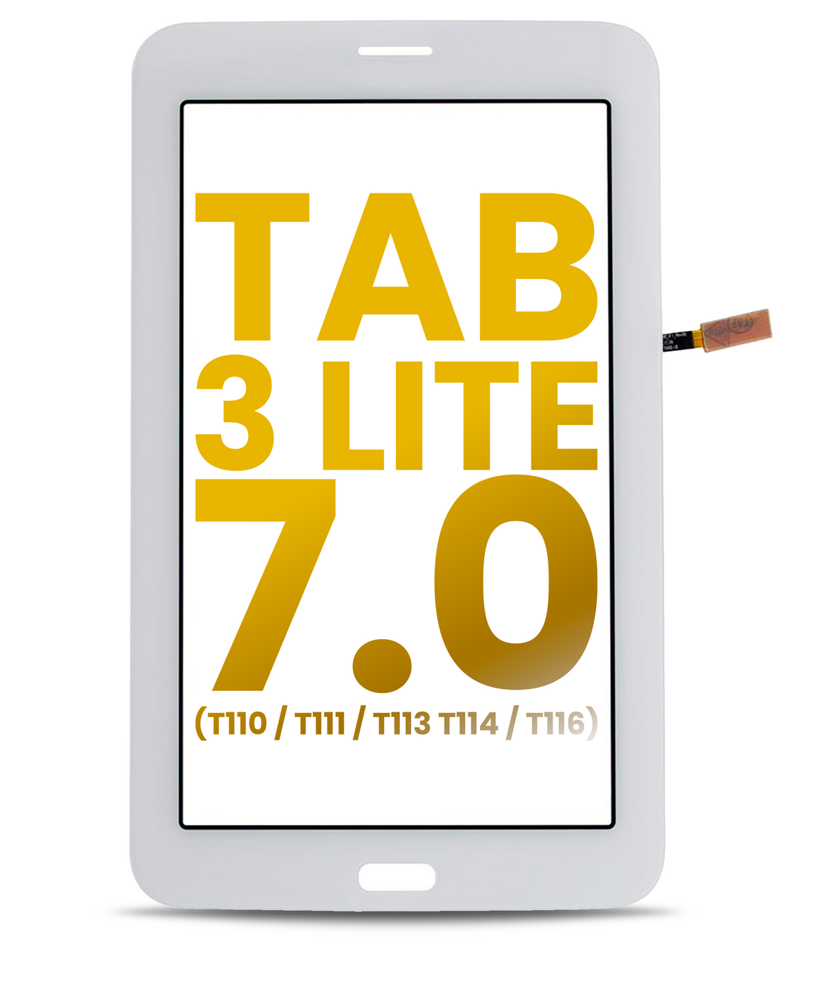 Replacement Digitizer Only Compatible For Samsung Galaxy Tab 3 Lite 7.0" VE (T113) (White)