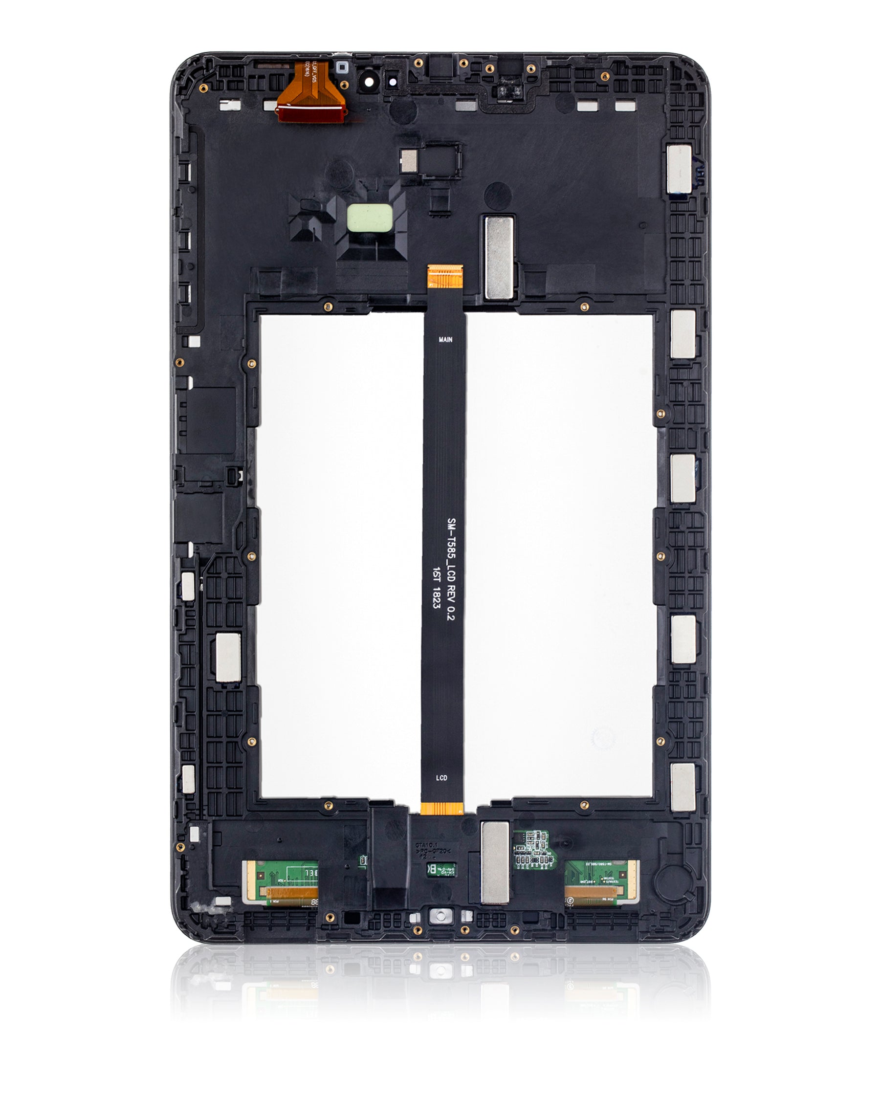 Replacement LCD Assembly With Frame Compatible For Samsung Tab A (10.1" / 2016) (T580 / T585) (Refurbished) (Black)