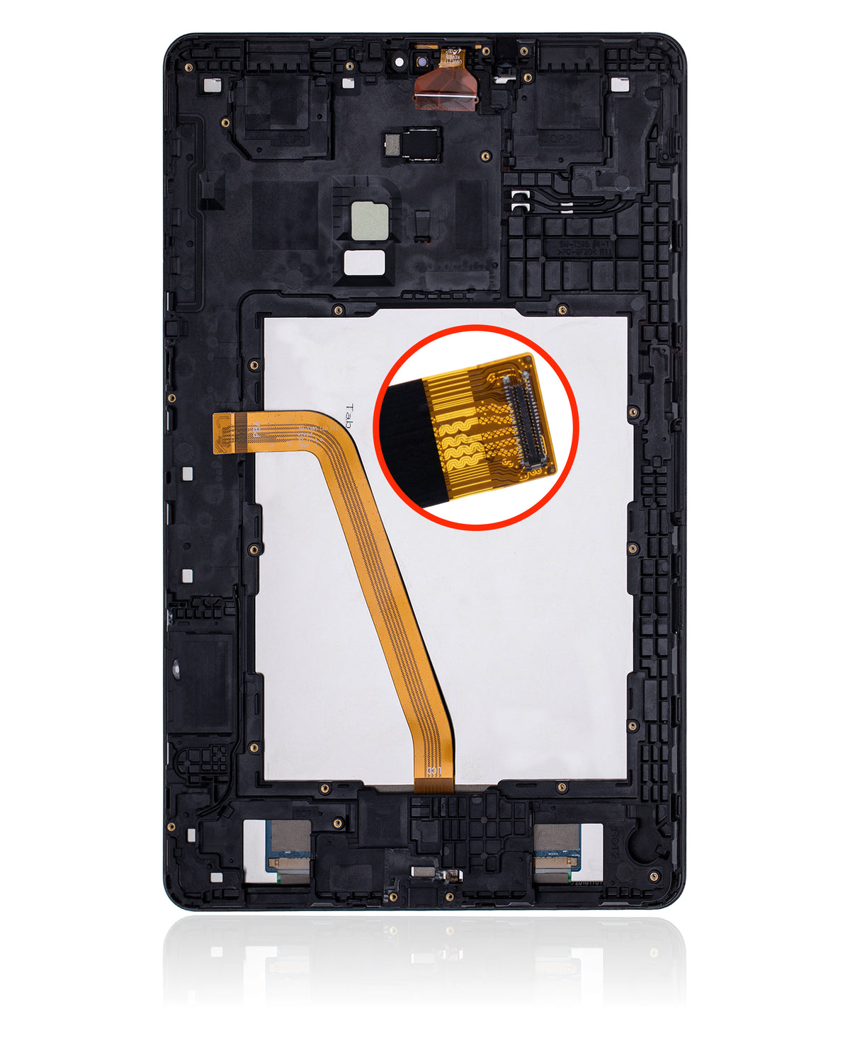 Replacement LCD Assembly With Frame Compatible For Samsung Galaxy Tab A 10.5" (T590 / T595 / T597) (Refurbished) (Black)