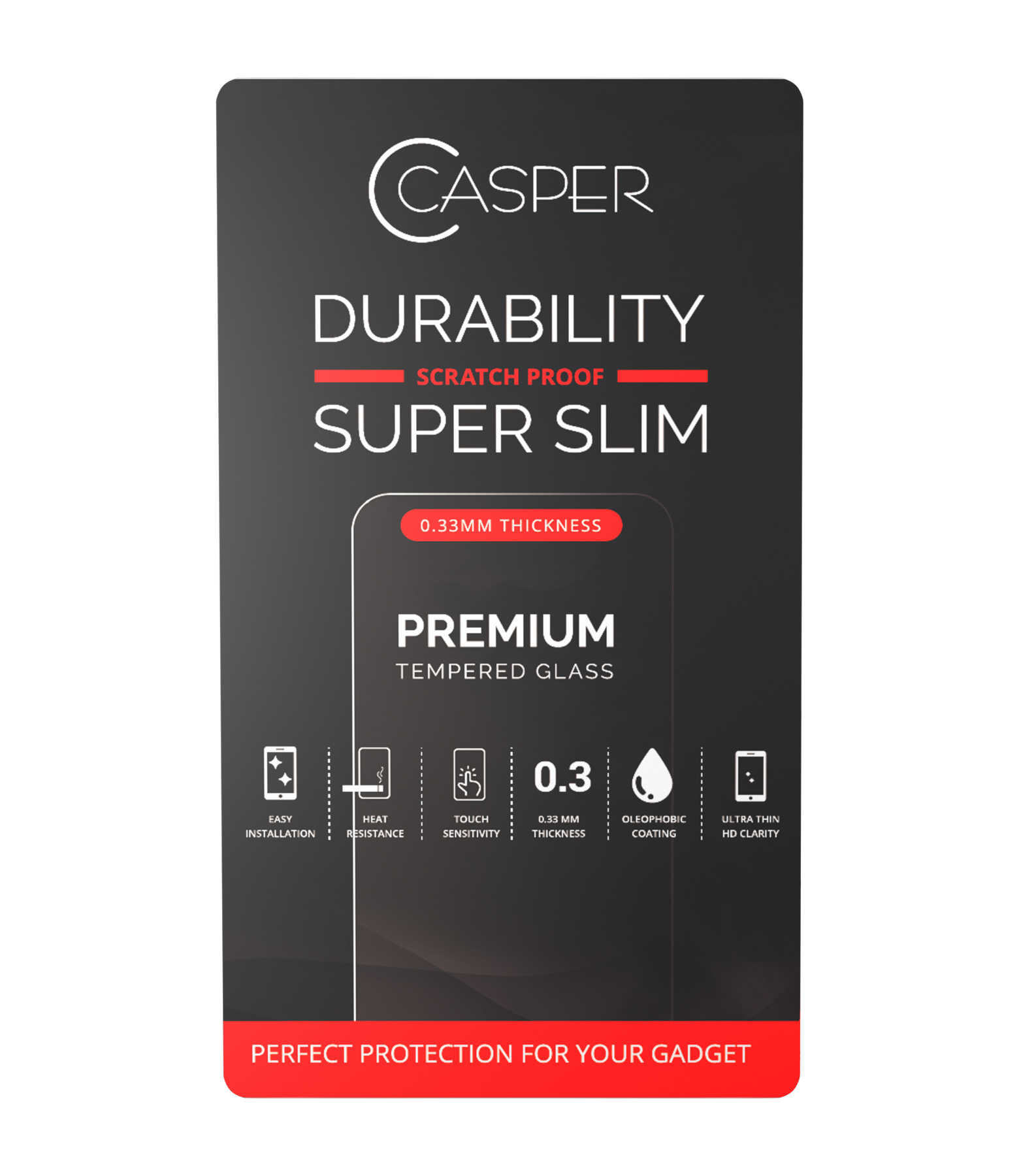 Replacement Casper UV Tempered Glass With Glue Compatible For Samsung Galaxy Note 8 (Case Friendly)