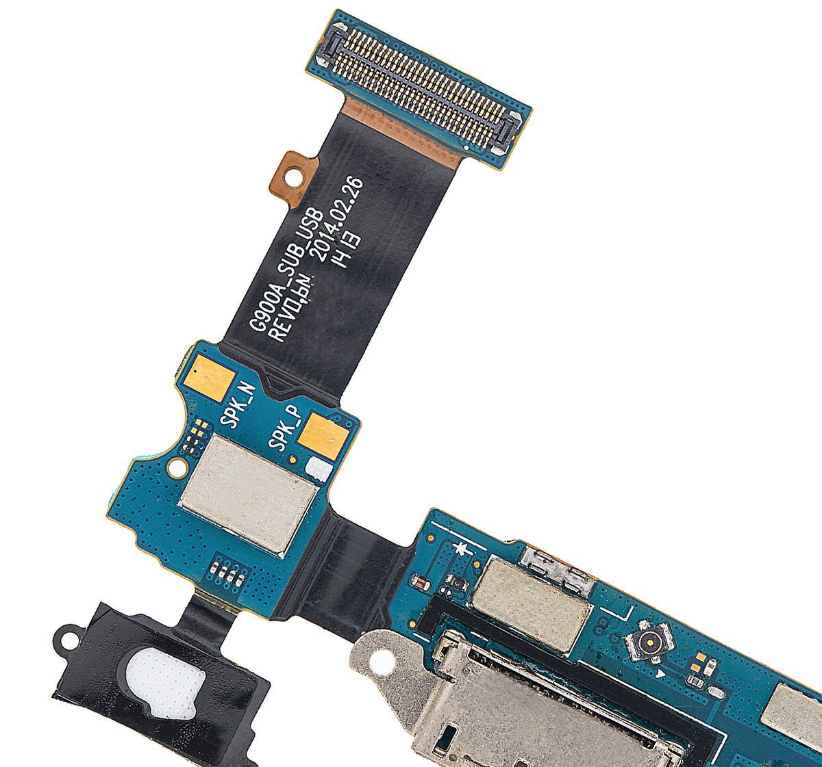 Replacement Charging Port Flex Cable Compatible For Samsung Galaxy S5 (G900A) (AT&T)