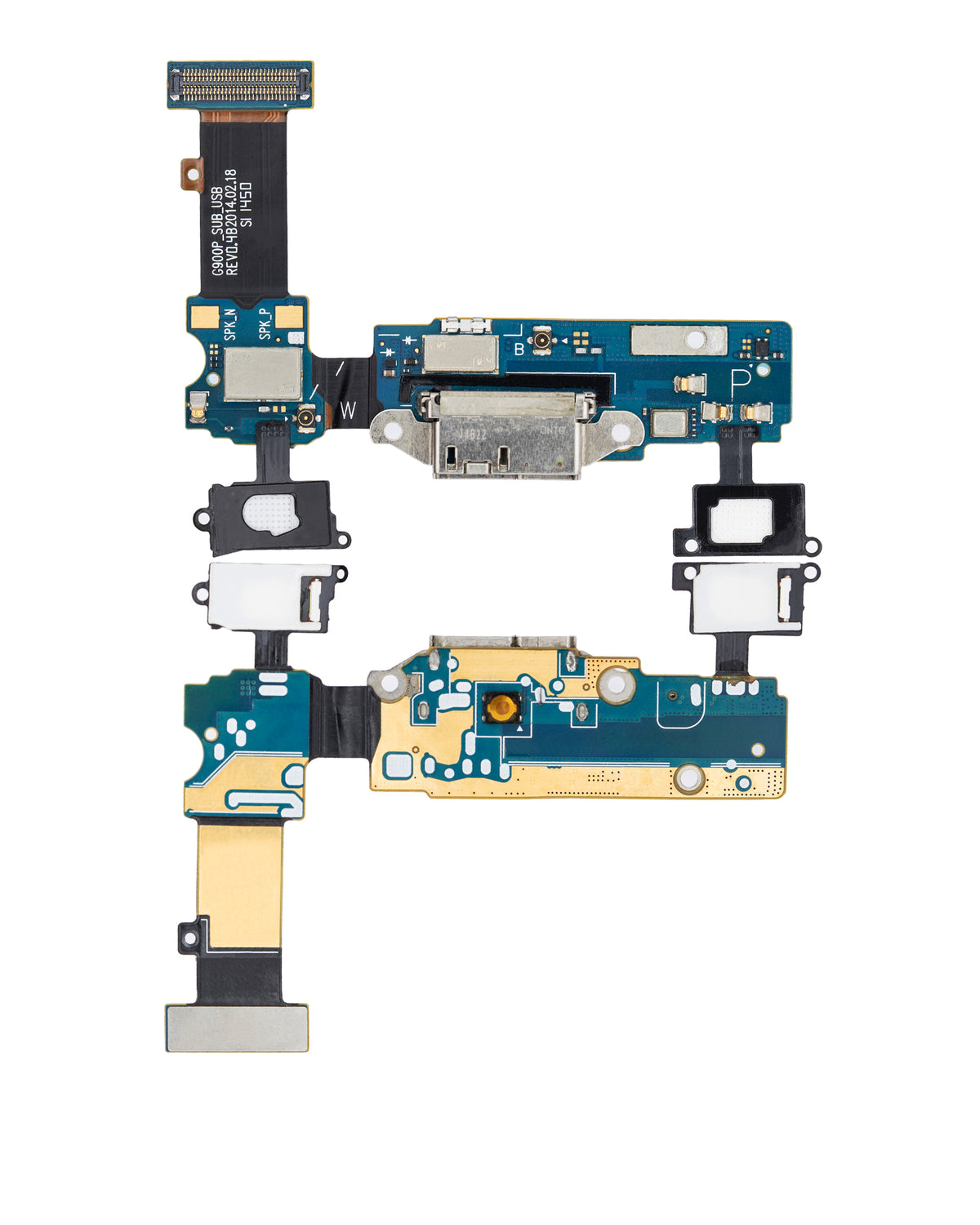 Replacement Charging Port Flex Cable Compatible For Samsung Galaxy S5 (G900P) (Sprint)