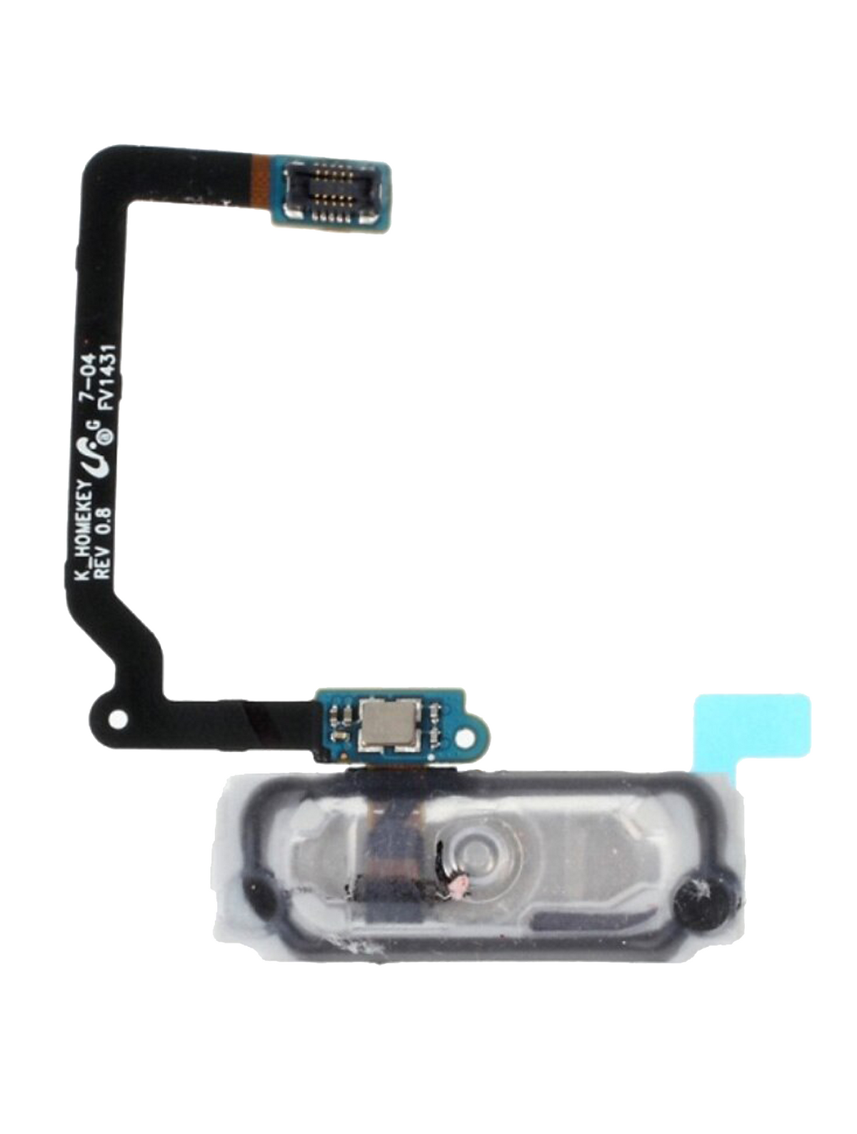 Replacement Home Button With Flex Cable Compatible For Samsung Galaxy S5 (Gold)