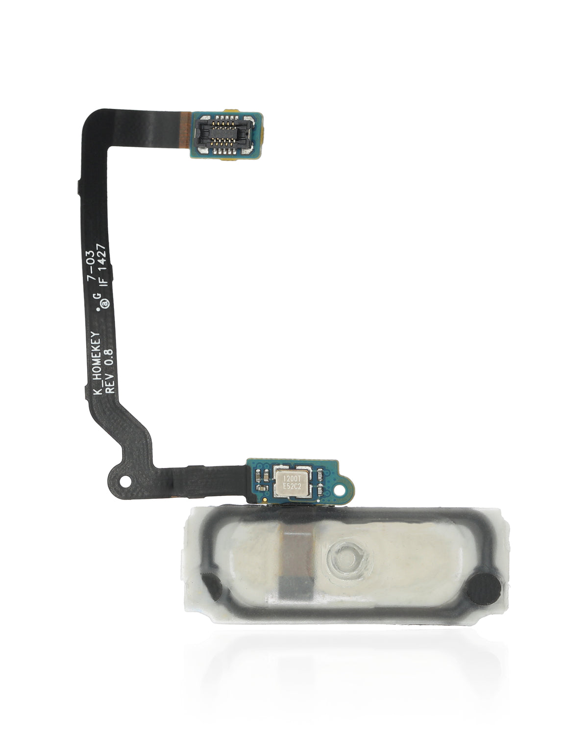 Replacement Home Button With Flex Cable Compatible For Samsung Galaxy S5 (Black)