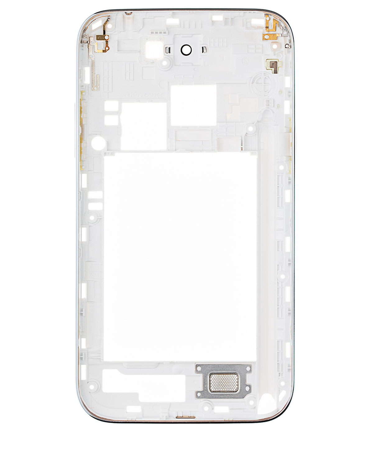 Replacement Mid-Frame Housing Compatible For Samsung Galaxy Note 2 (With Small Parts) (White)