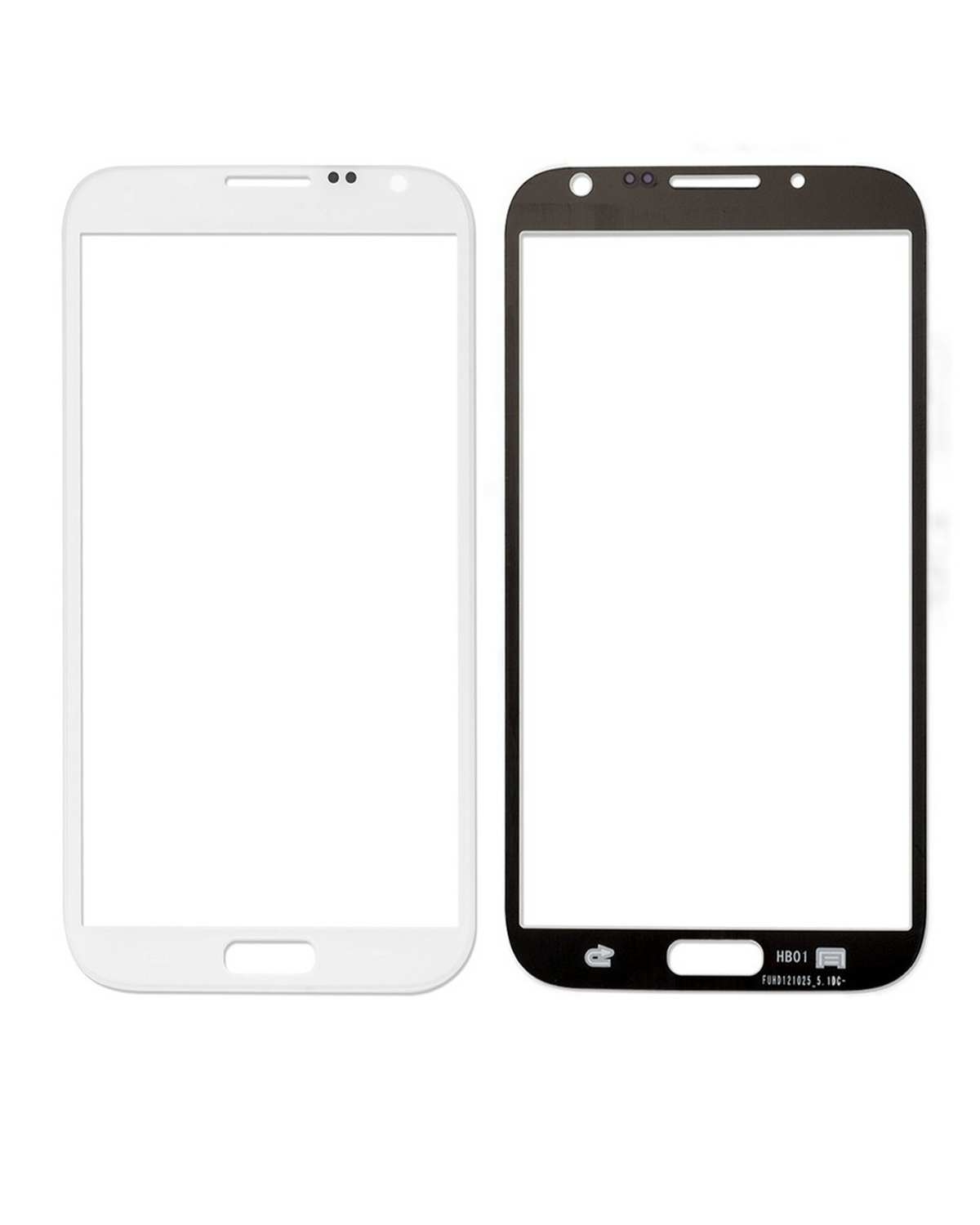 Replacement Front Glass Compatible For Samsung Galaxy Note 2 (White)