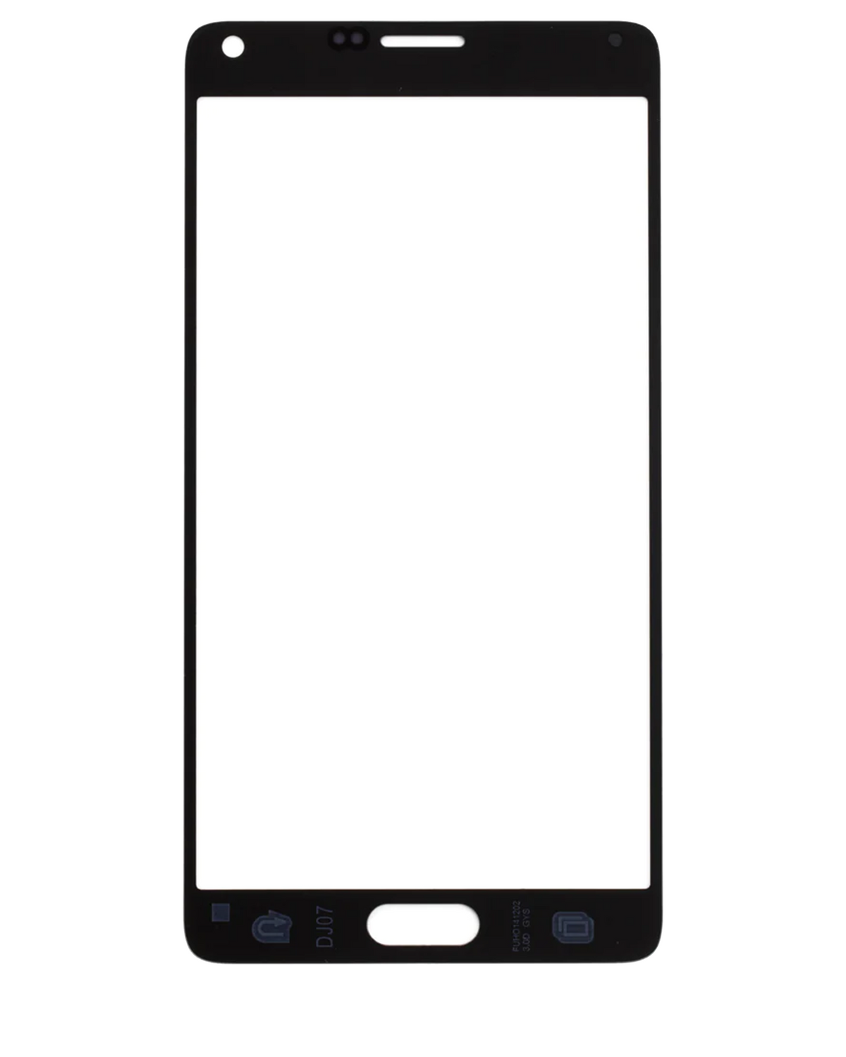 Front Glass Compatible For Samsung Galaxy Note 3 Replacement (Black)