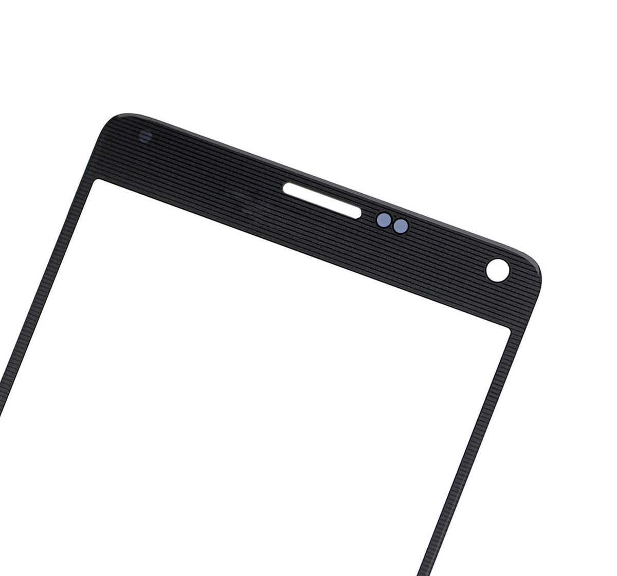 Replacement Front Glass Compatible For Samsung Galaxy Note 4 (Black)