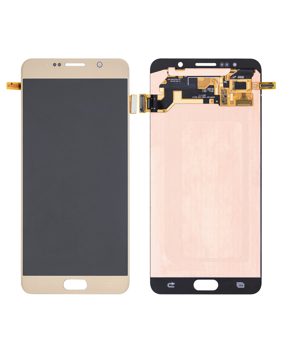 Replacement OLED Assembly Without Frame Compatible For Samsung Galaxy Note 5 (Refurbished) (Gold Platinum)