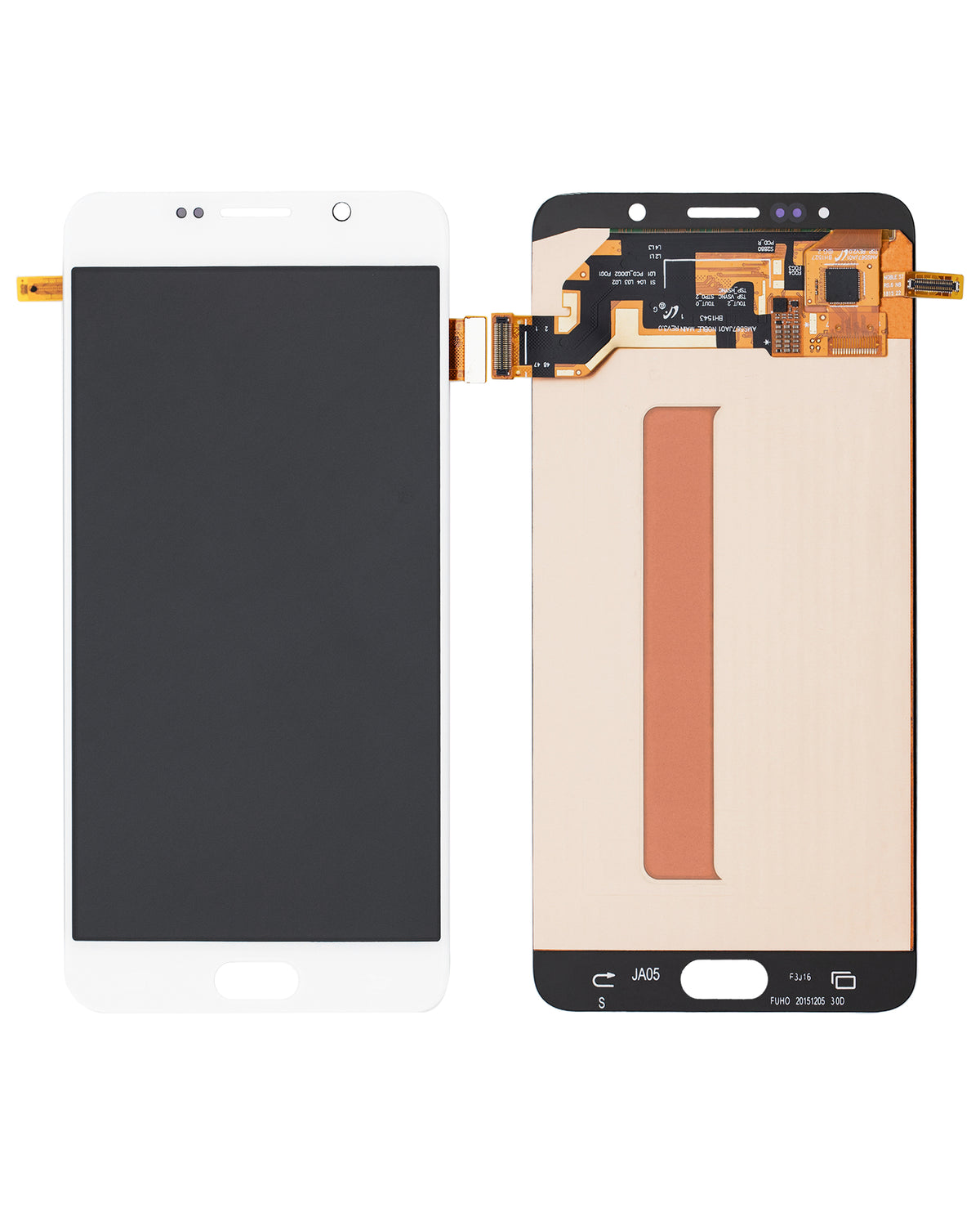 Replacement OLED Assembly Without Frame Compatible For Samsung Galaxy Note 5 (Refurbished) (White Pearl)