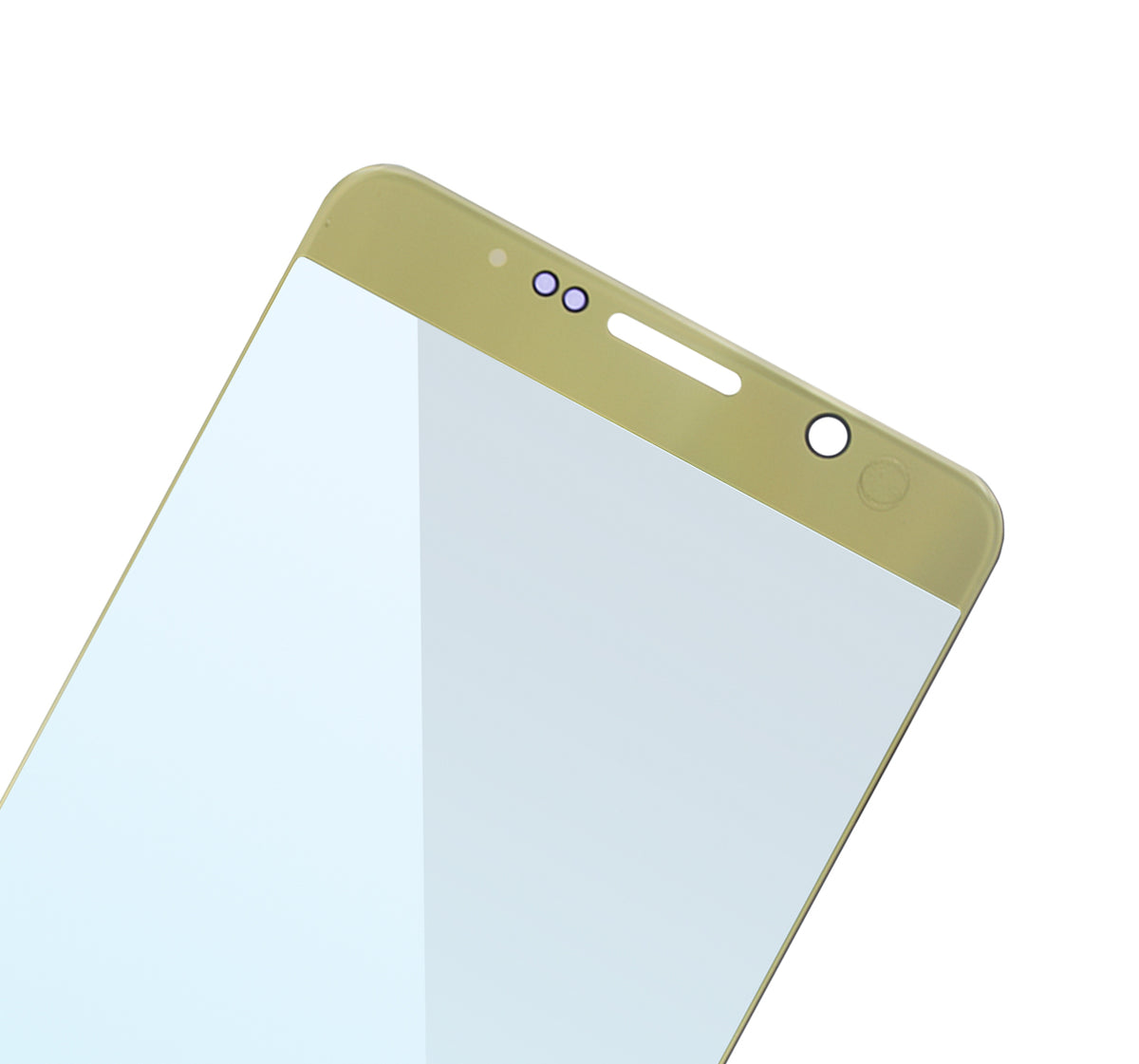 Front Glass With OCA Pre-Installed Compatible For Samsung Galaxy Note 5 Replacement  (Gold)