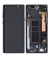 OLED Assembly With Frame Compatible For Samsung Galaxy Note 9 Replacement by Macfactory.in(Refurbished) (Midnight Black)