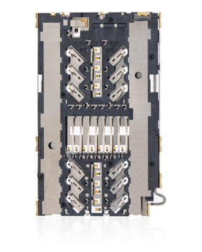 Sim Card Reader Replacement  Compatible For Samsung Galaxy S7 To S20 Ultra / Note 8 to Note 20 Ultra / A60 (A606 / 2019) / A8 (A530 / 2018) / A5 (A520 / 2017) (Soldering Required)