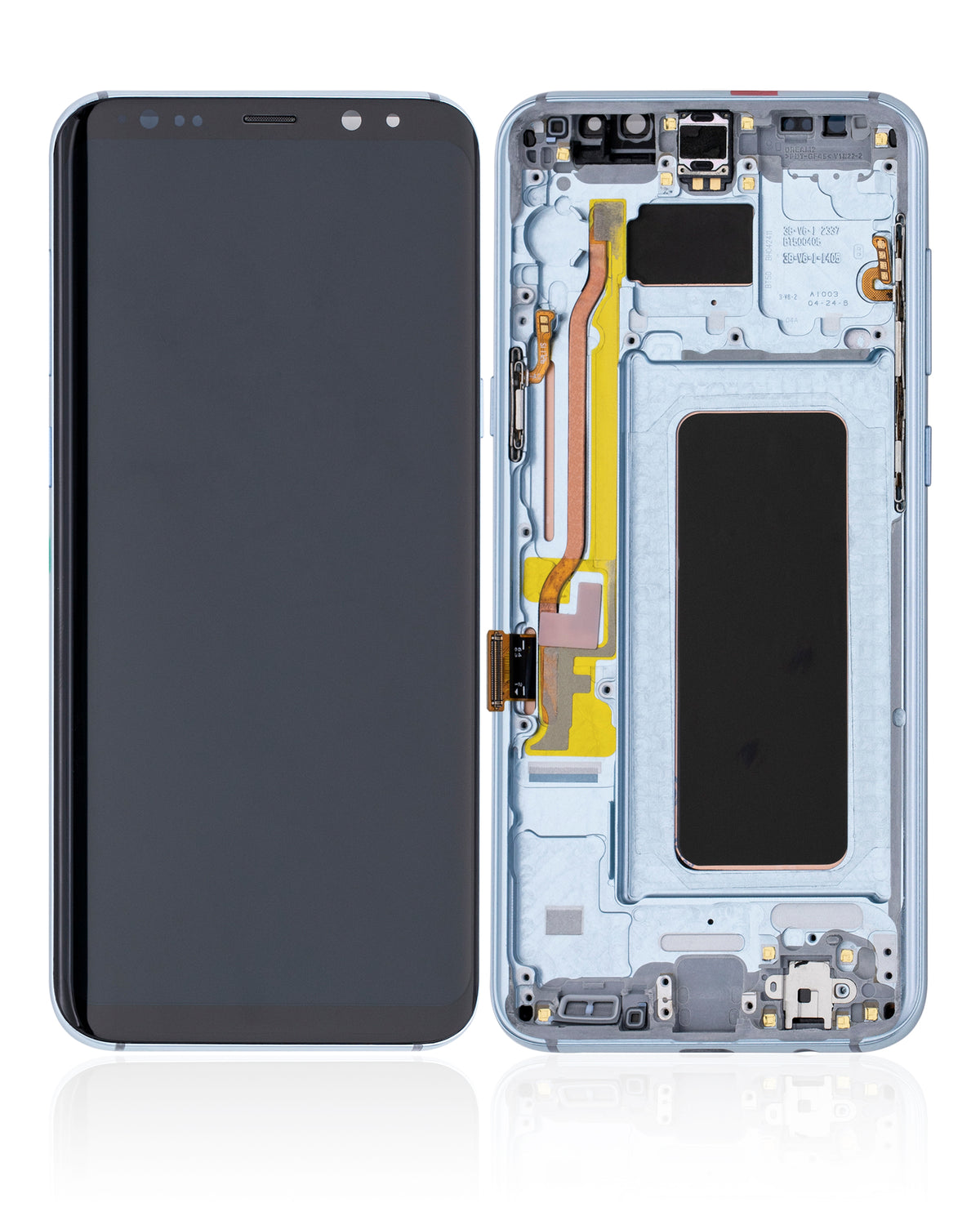 OLED Assembly With Frame Compatible For Samsung Galaxy S8 Plus Replacement  (Vemake) (Coral Blue)