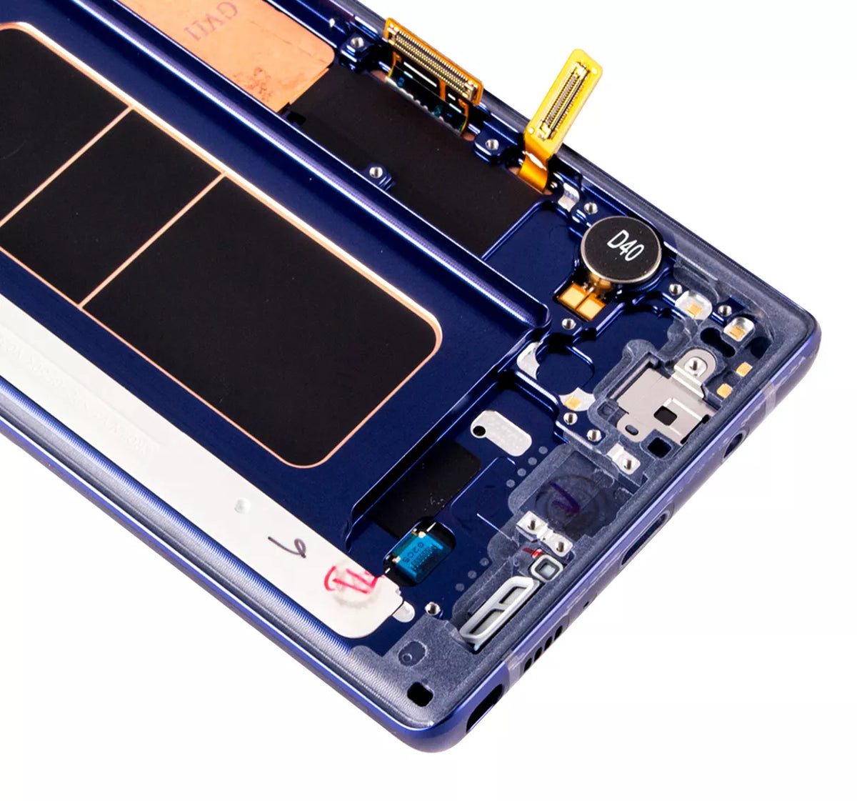 OLED Assembly With Frame Compatible For Samsung Galaxy Note 9 Replacement  (Service Pack) (Ocean Blue)