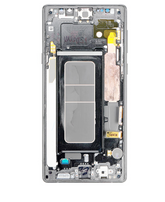 Replacement OLED Assembly With Frame Compatible For Samsung Galaxy Note 9 (Service Pack) (Cloud Silver)