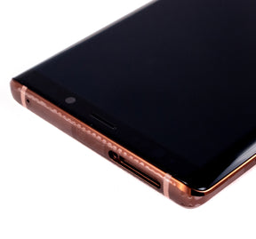 Replacement OLED Assembly With Frame Compatible For Samsung Galaxy Note 9 (Service Pack) (Metallic Copper)