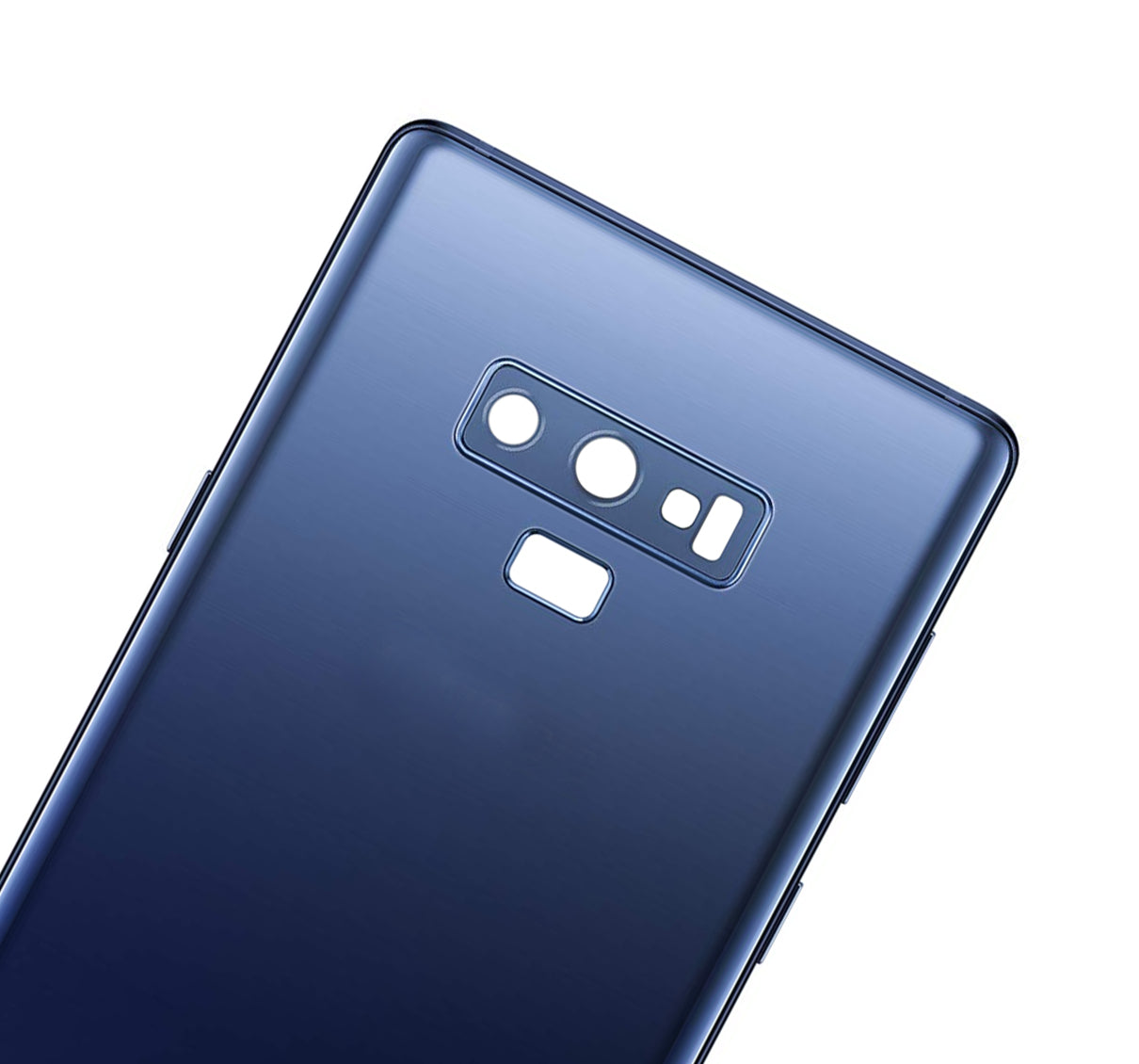 Back Cover Glass With Camera Lens Compatible For Samsung Galaxy Note 9 Replacement (No Logo) (Vemake) (Ocean Blue)