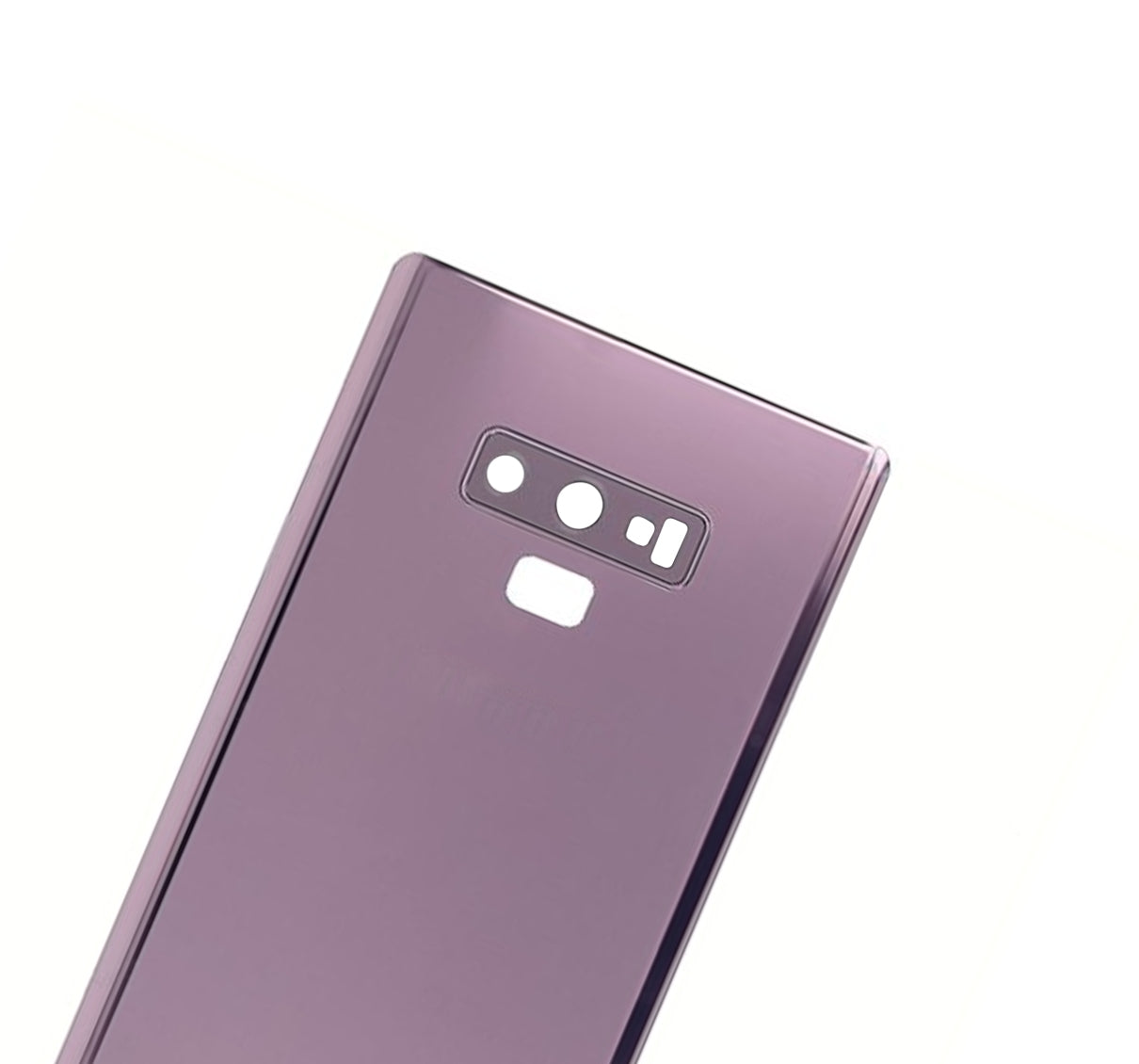 Back Cover Glass With Camera Lens Compatible For Samsung Galaxy Note 9 Replacement (No Logo) (Vemake) (Lavender Purple)