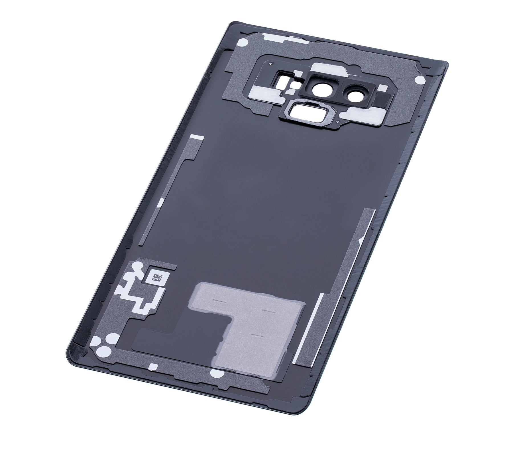 Back Cover Glass With Camera Lens Compatible For Samsung Galaxy Note 9 Replacement (No Logo) (Vemake) (Midnight Black)