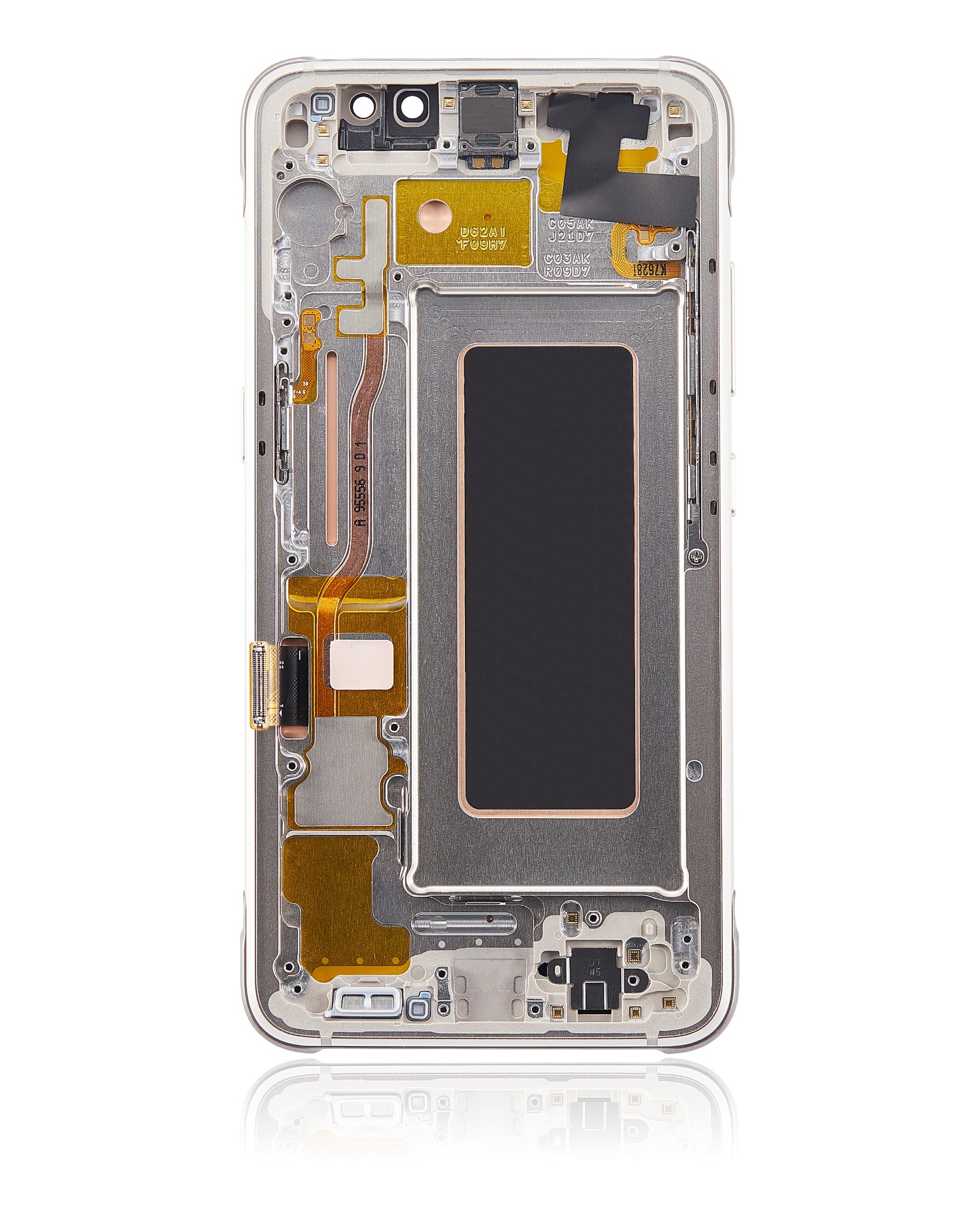 Replacement OLED Assembly With Frame Compatible For Samsung Galaxy S8 Active (Refurbished) (Tungsten Gold)