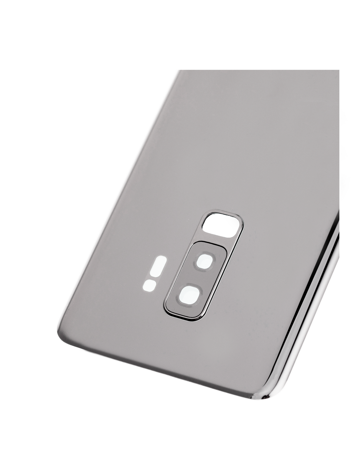 Back Cover Glass With Camera Lens Compatible For Samsung Galaxy S9 Plus Replacement  (No Logo) (Vemake) (Titanium Gray)