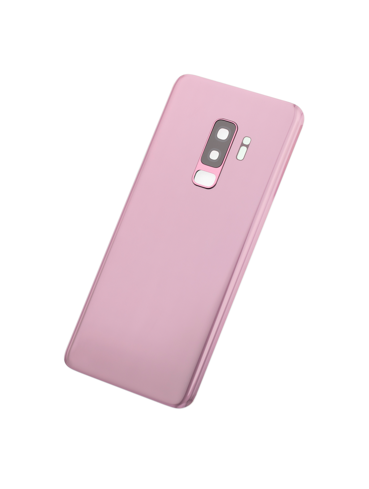 Back Cover Glass With Camera Lens Compatible For Samsung Galaxy S9 Plus  Replacement (No Logo) (Vemake) (Lilac Purple)