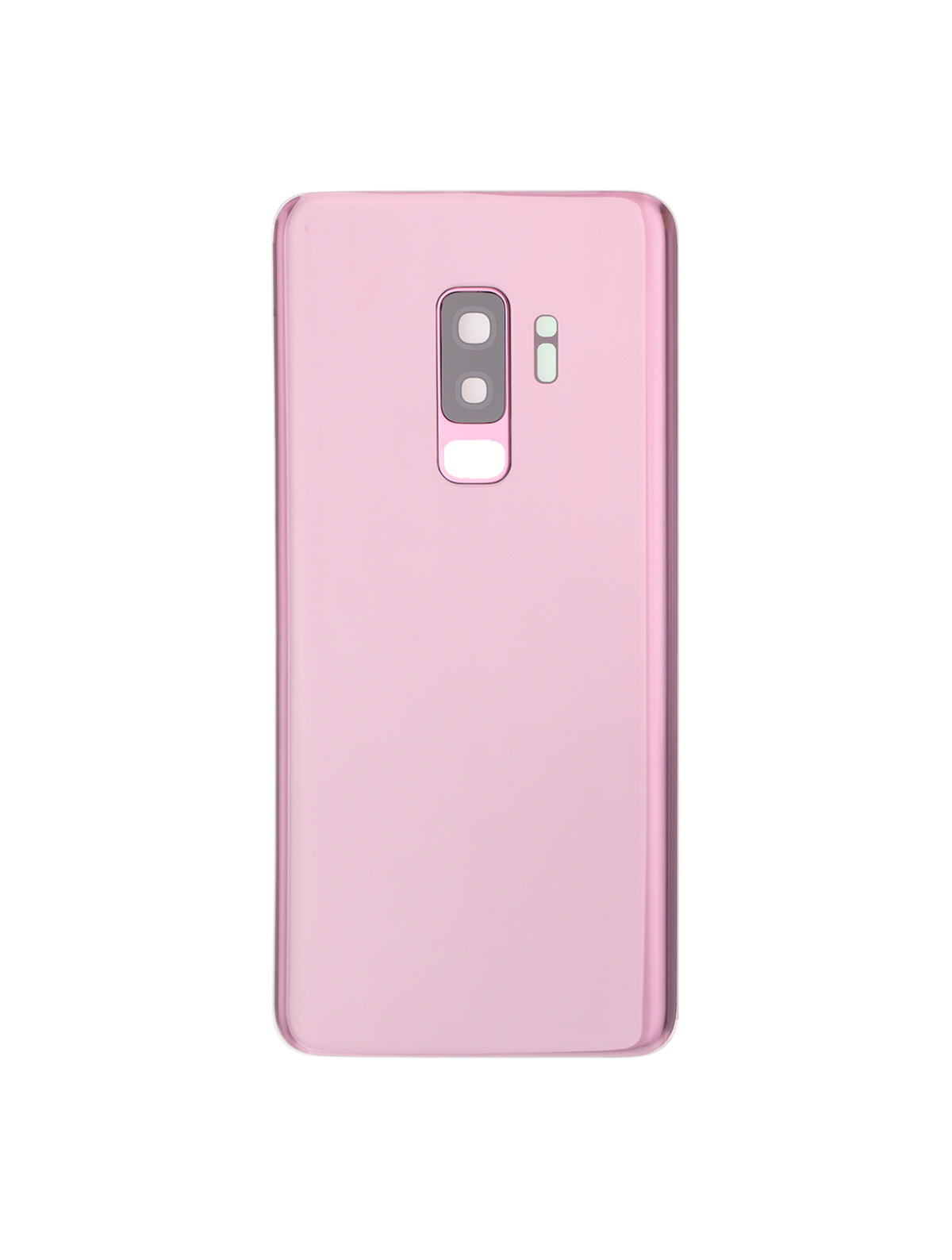 Back Cover Glass With Camera Lens Compatible For Samsung Galaxy S9 Plus  Replacement (No Logo) (Vemake) (Lilac Purple)