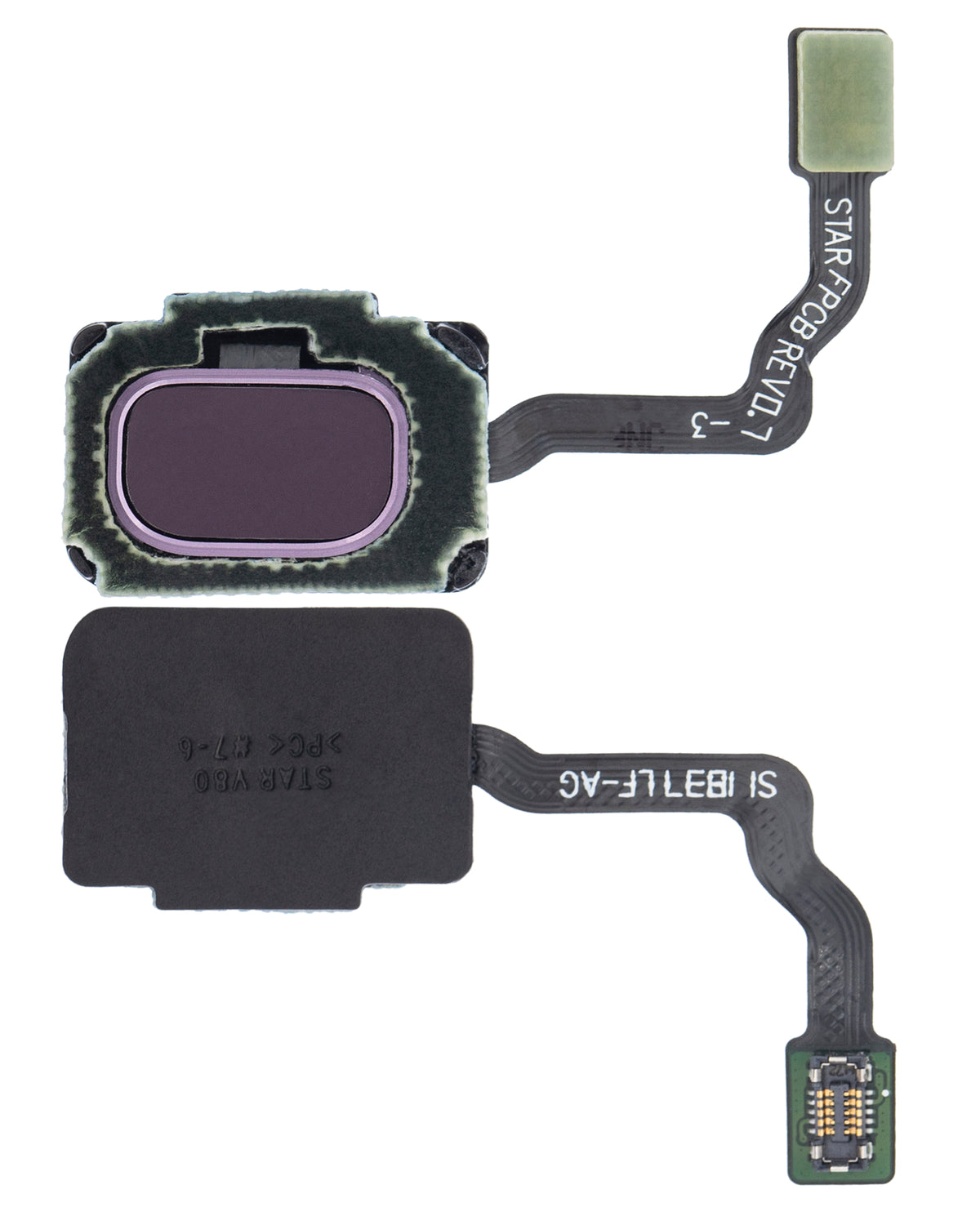 Fingerprint Reader With Flex Cable Replacement Compatible For Samsung Galaxy S9 / S9 Plus (Lilac Purple)