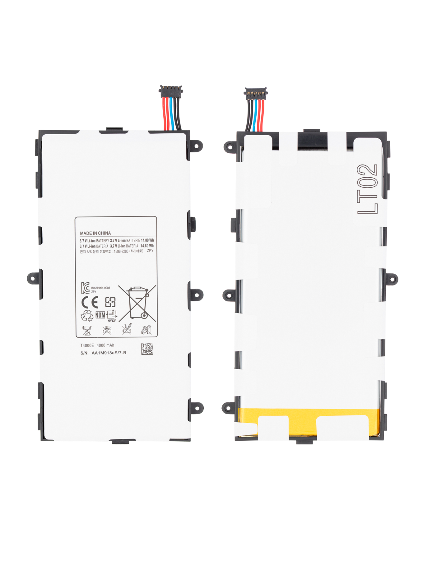 Replacement Battery Compatible For Samsung Galaxy Tab 3 7.0" (T210 / T217 T2105) (T4000E)