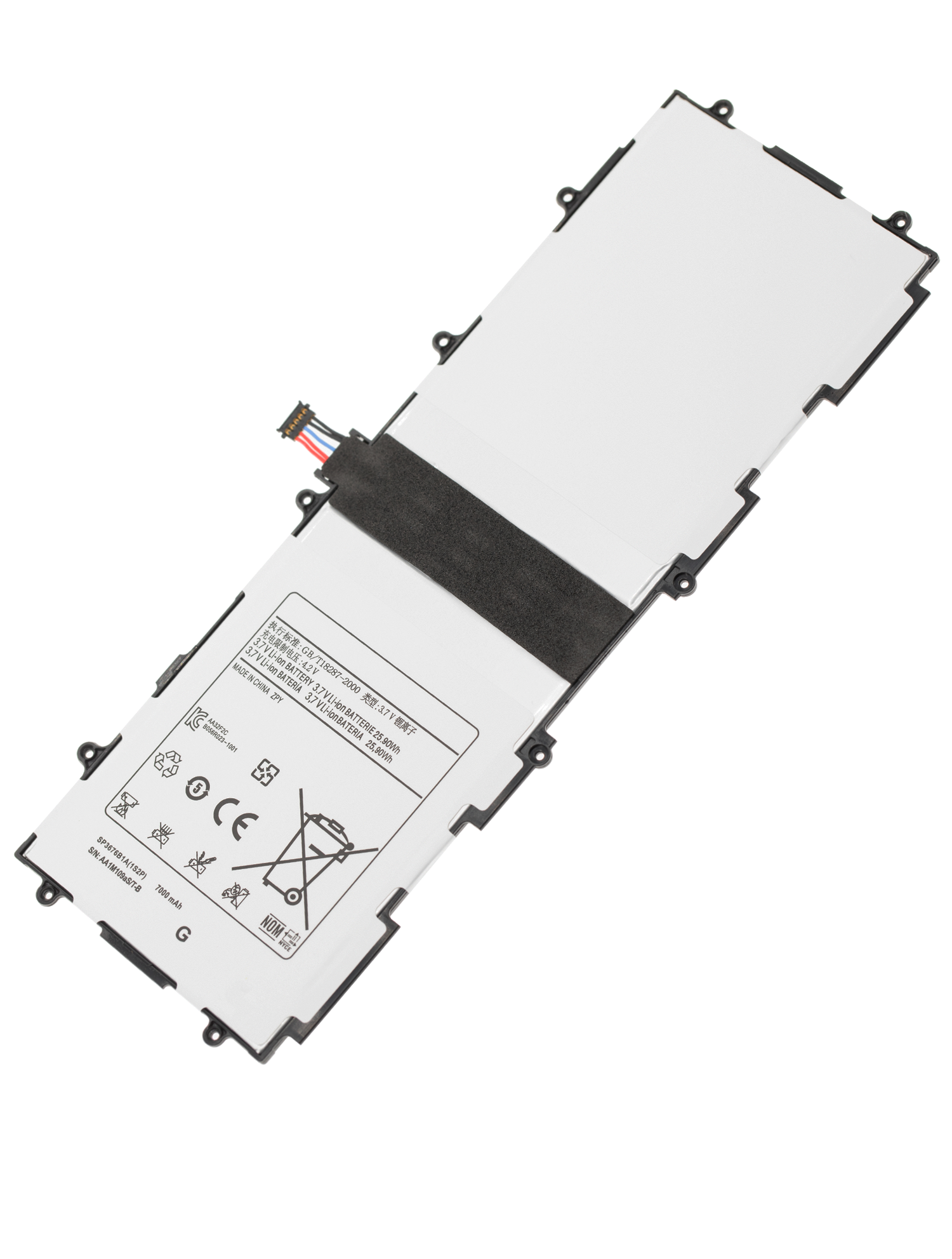 Replacement Battery Compatible For Samsung Galaxy Tab 10.1" / Tab 2 10.1" / Note 10.1" (P5100 / P5110 / P5113 / P7500 / P7510 / N8000 / N8000 / N8010 / N8013)