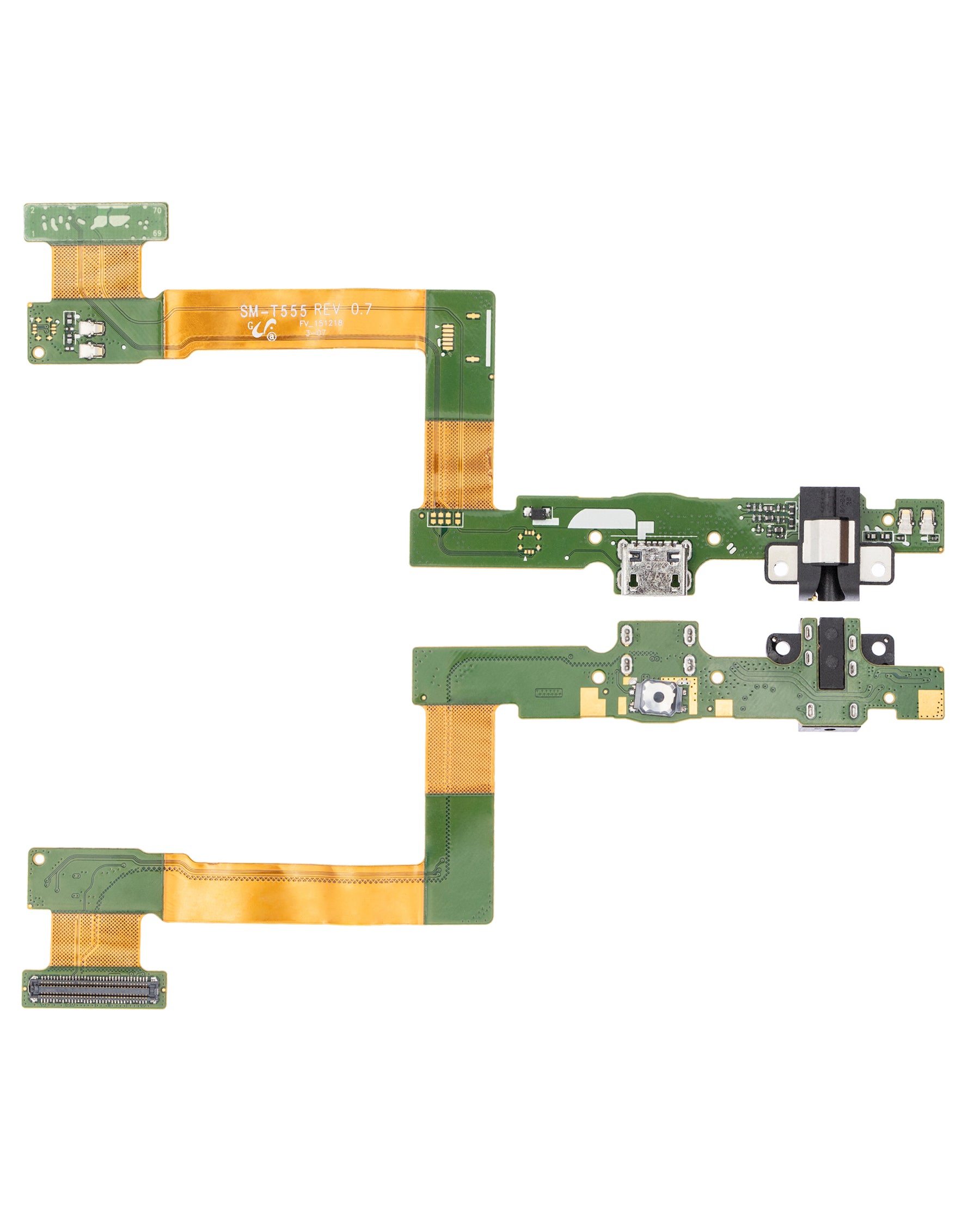 Replacement Charging Port Flex Cable With Headphone Jack Compatible For Samsung Galaxy Tab A 9.7" (T555) (Premium)