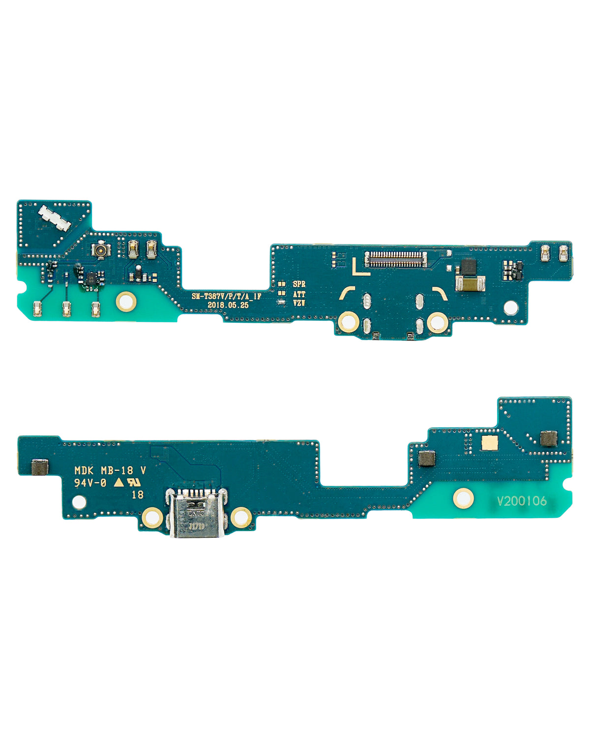 Replacement Charging Port With Board Compatible For Samsung Galaxy Tab A 8.0" (2018) (T387) (Premium)