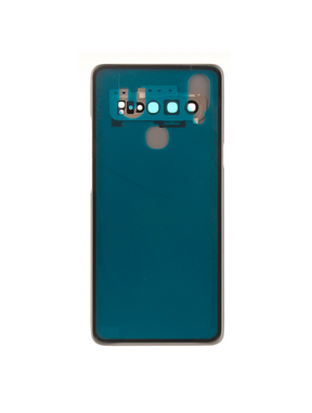 Replacement Back cover Glass With Camera Lens Compatible For Samsung Galaxy S10 5G  by Macfactory.Store (No Logo) (Vemake) (Prism Black)