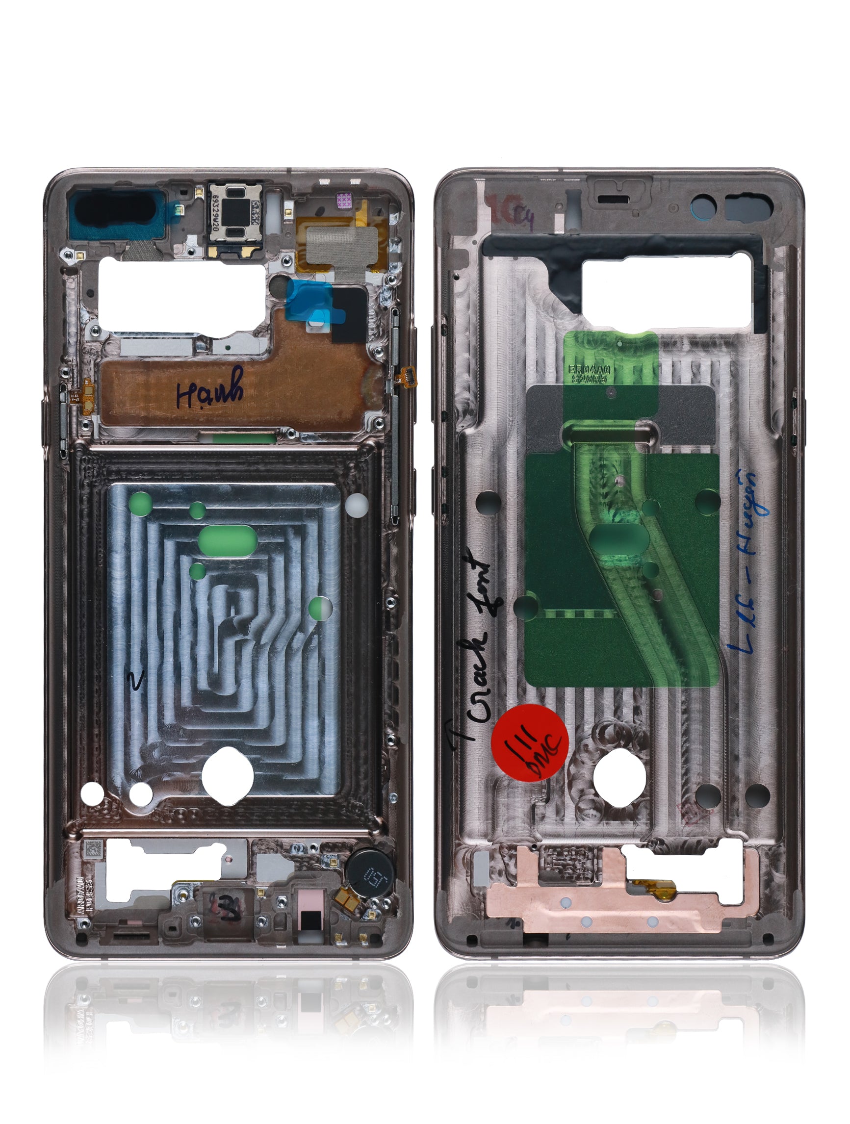 Replacement Mid-Frame Housing Compatible For Samsung Galaxy S10 5G (With Small Parts) (Royal Gold)