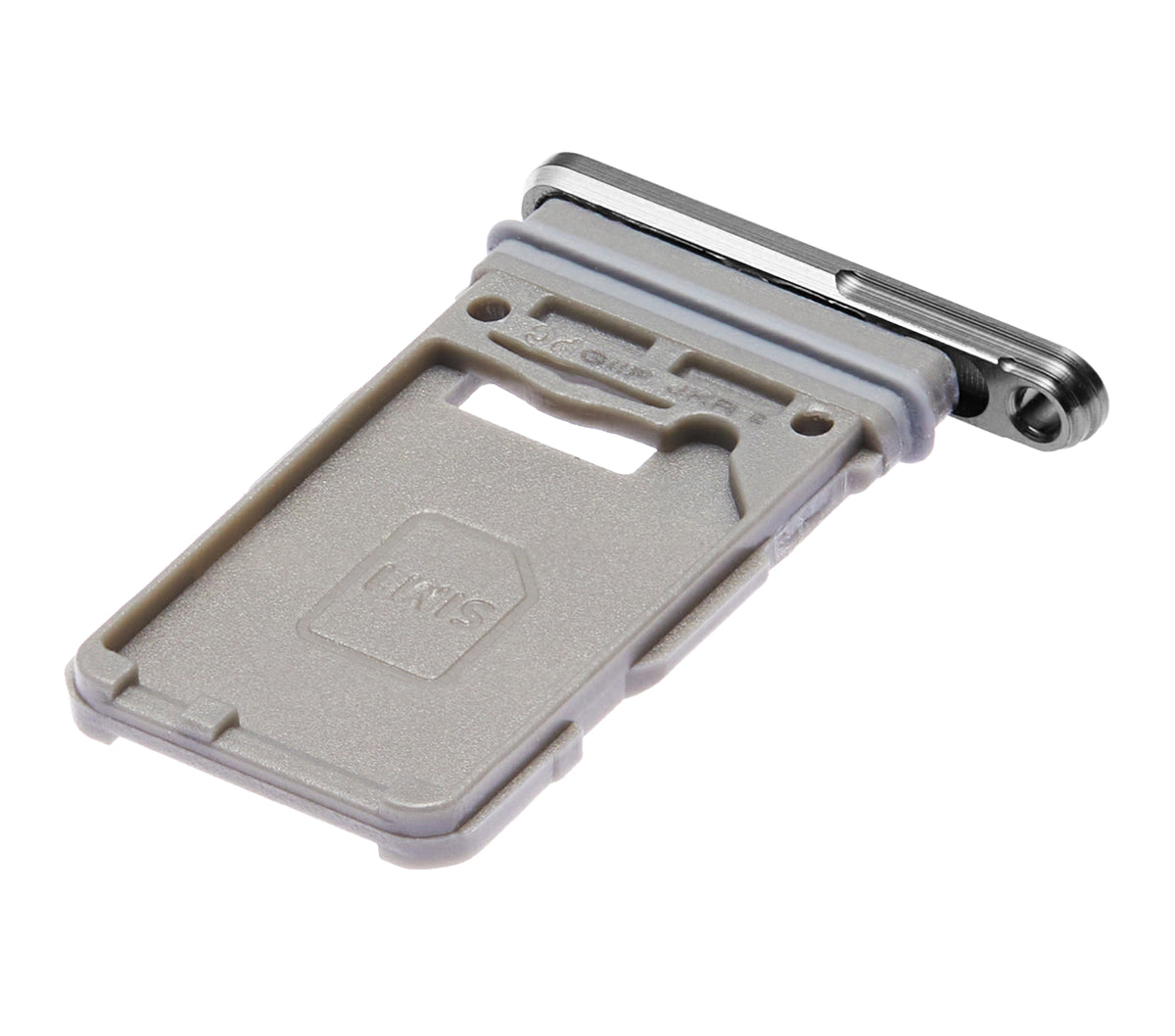 Single Sim Card Tray Compatible For Samsung Galaxy S21 Replacement (Phantom Gray)