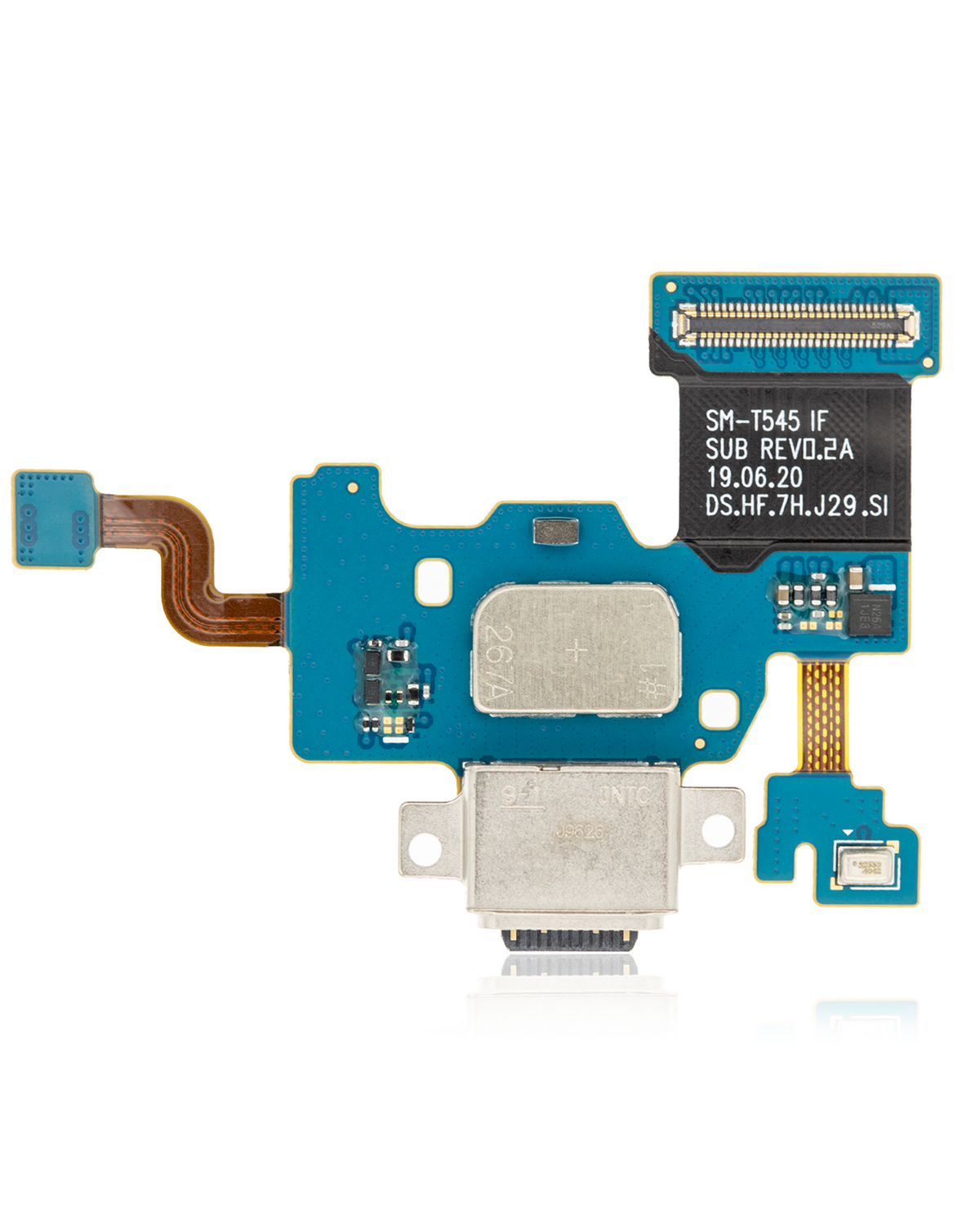 Replacement Charging Port Flex Cable With Microphone Compatible For Samsung Galaxy Tab Active Pro 10.1" (T545 / T540 / T547) (Premium)