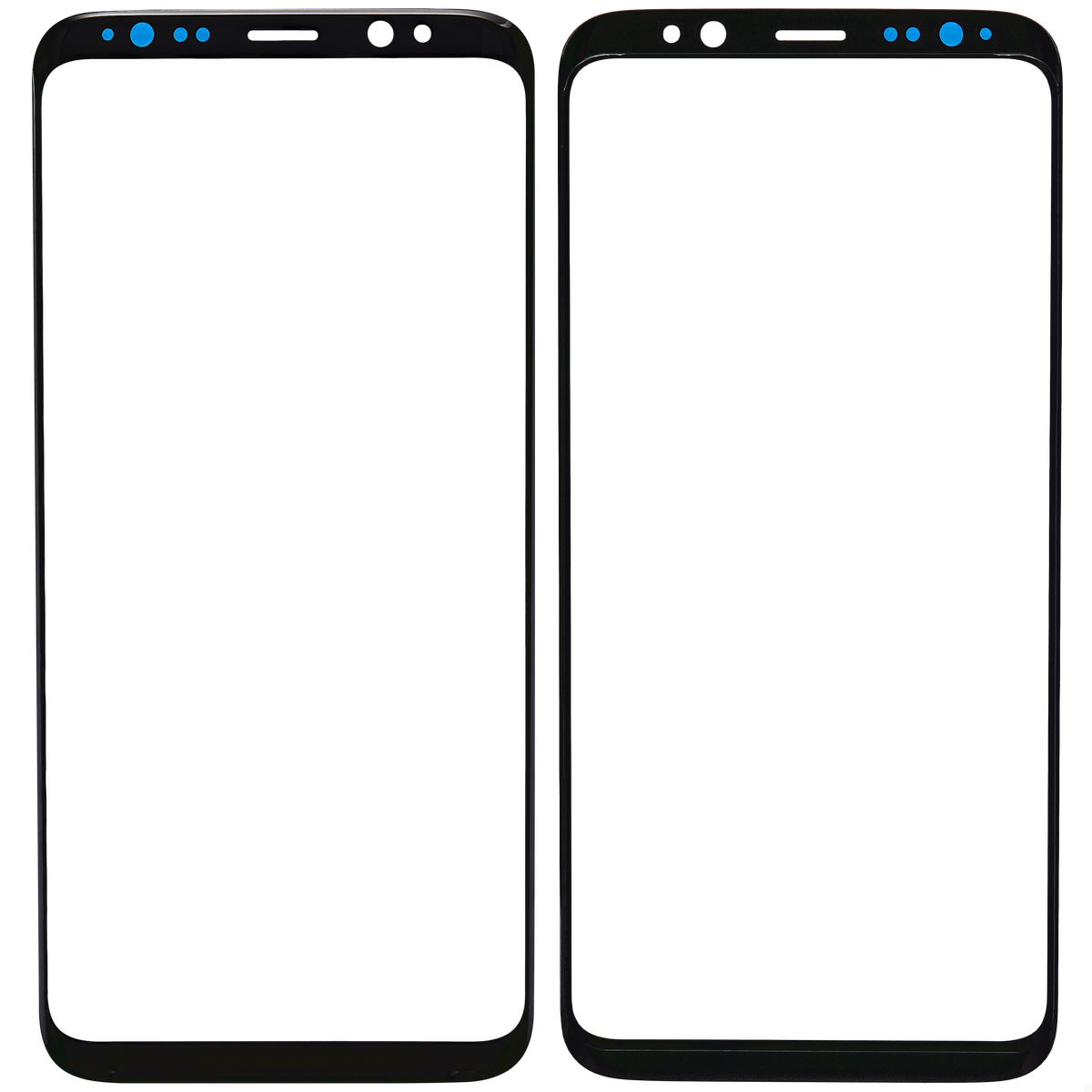 2 in 1 Front Glass With OCA Pre-Installed Compatible For Samsung Galaxy S8 Replacement by Macfactory.in