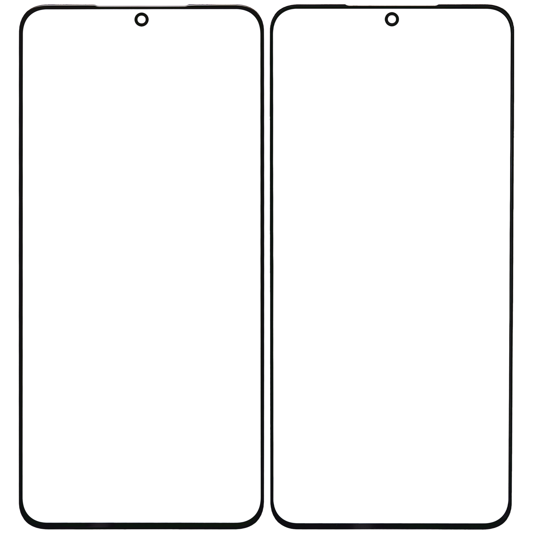 2 in 1 Front Glass With OCA Pre-Installed Compatible For Samsung Galaxy S21 Plus Replacement