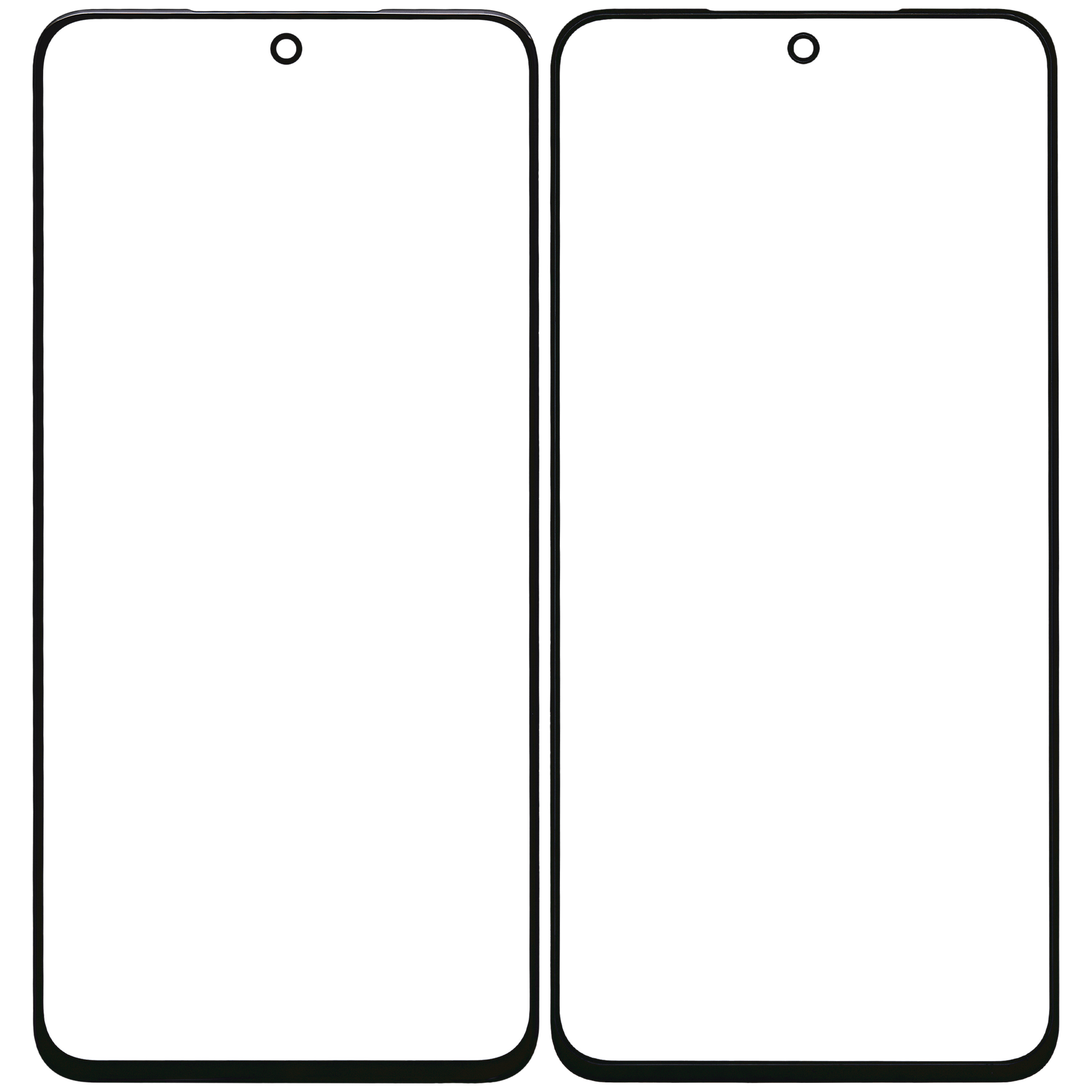 2 in 1 Front Glass With OCA Pre-Installed Compatible For Samsung Galaxy S21 FE 5G Replacement