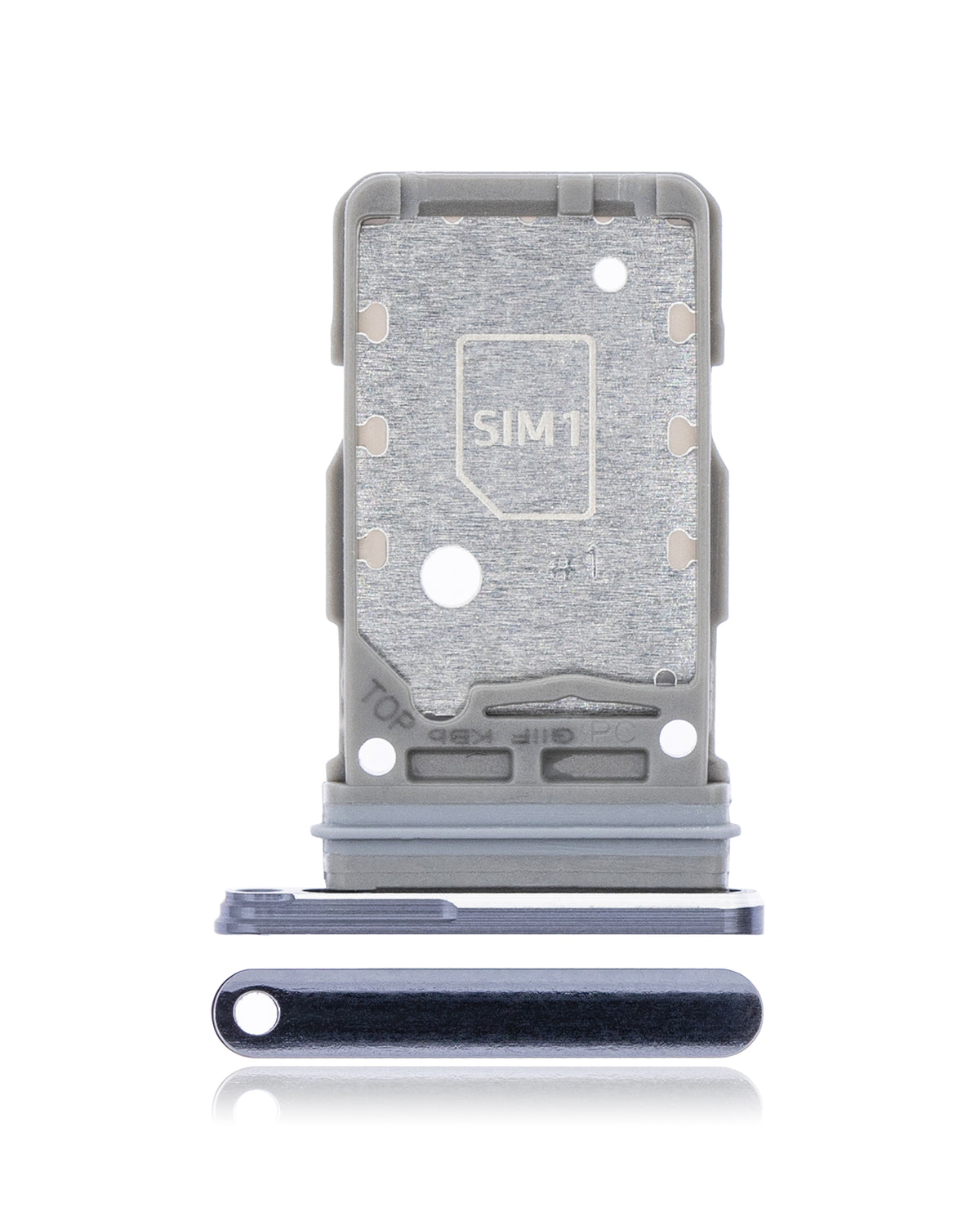 Dual Sim Card Tray Compatible For Samsung Galaxy S21 Plus Replacement (Phantom Navy)