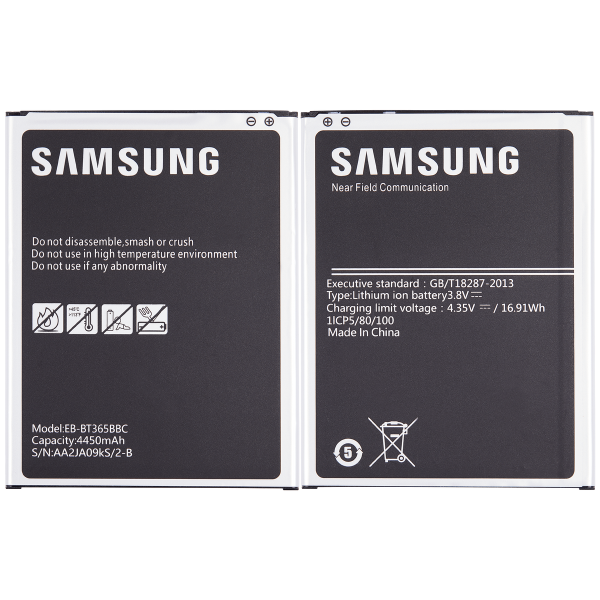 Replacement Battery Compatible For Samsung Galaxy Tab Active LTE (T360 / T365) / Tab Active 2 8.0" (T390 / T395) (EB-BT365BBC)