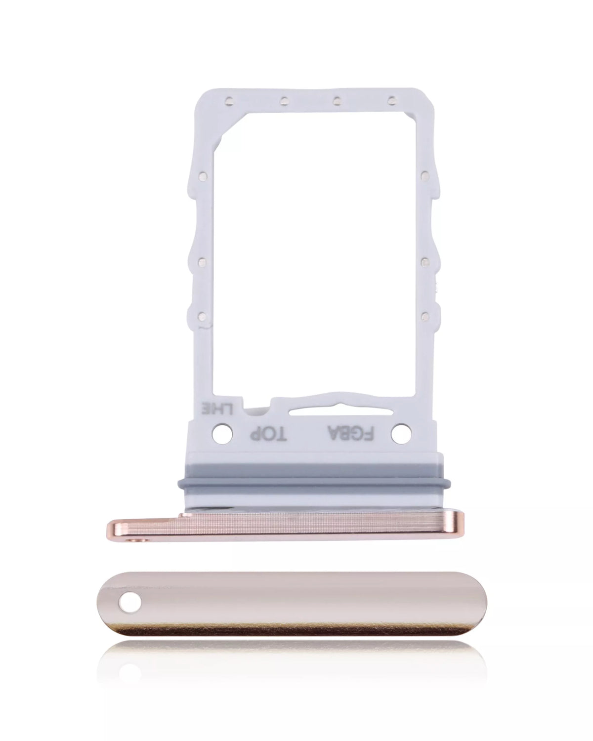 Replacement Sim Card Tray Compatible For Samsung Galaxy Z Flip 4 5G (F721) (Pink Gold)