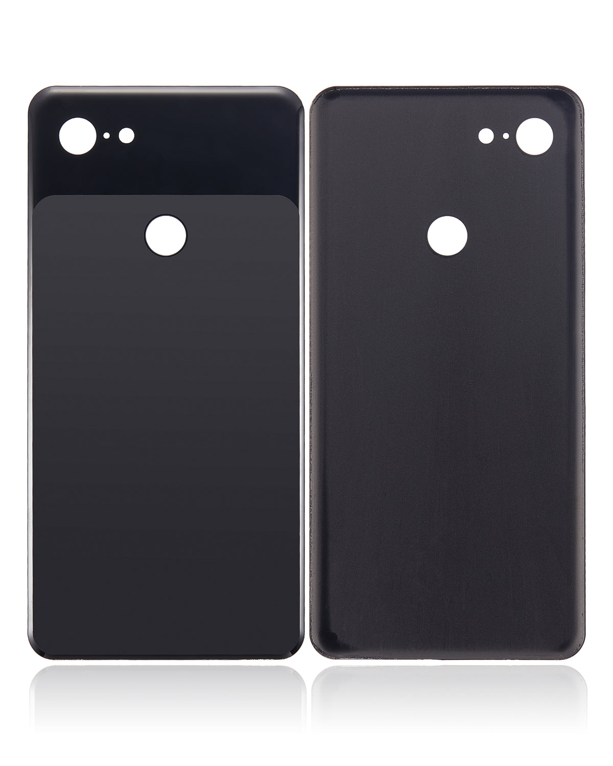 Back cover Glass Compatible For Google Pixel 3 XL Replacement (Just Black)