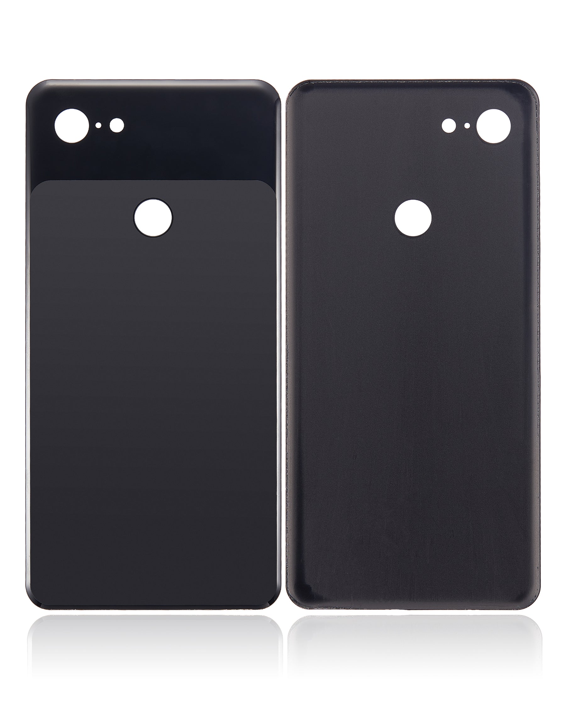 Back cover Glass Compatible For Google Pixel 3 XL Replacement (Just Black)