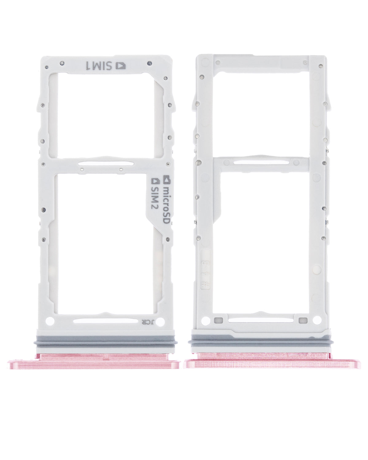 Dual Sim Card Tray Replacement Compatible For Samsung Galaxy Note 10 Plus (Aura Pink)