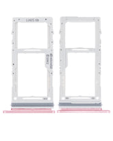 Dual Sim Card Tray Replacement Compatible For Samsung Galaxy Note 10 Plus (Aura Pink)