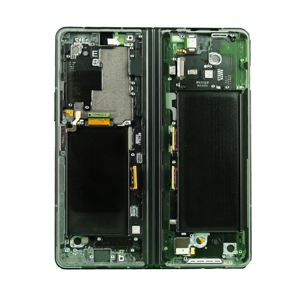 Inner OLED Assembly With Frame Replacement Compatible For Samsung Galaxy Z Fold 3 5G (US & International) (Service Pack) (Phantom Green)