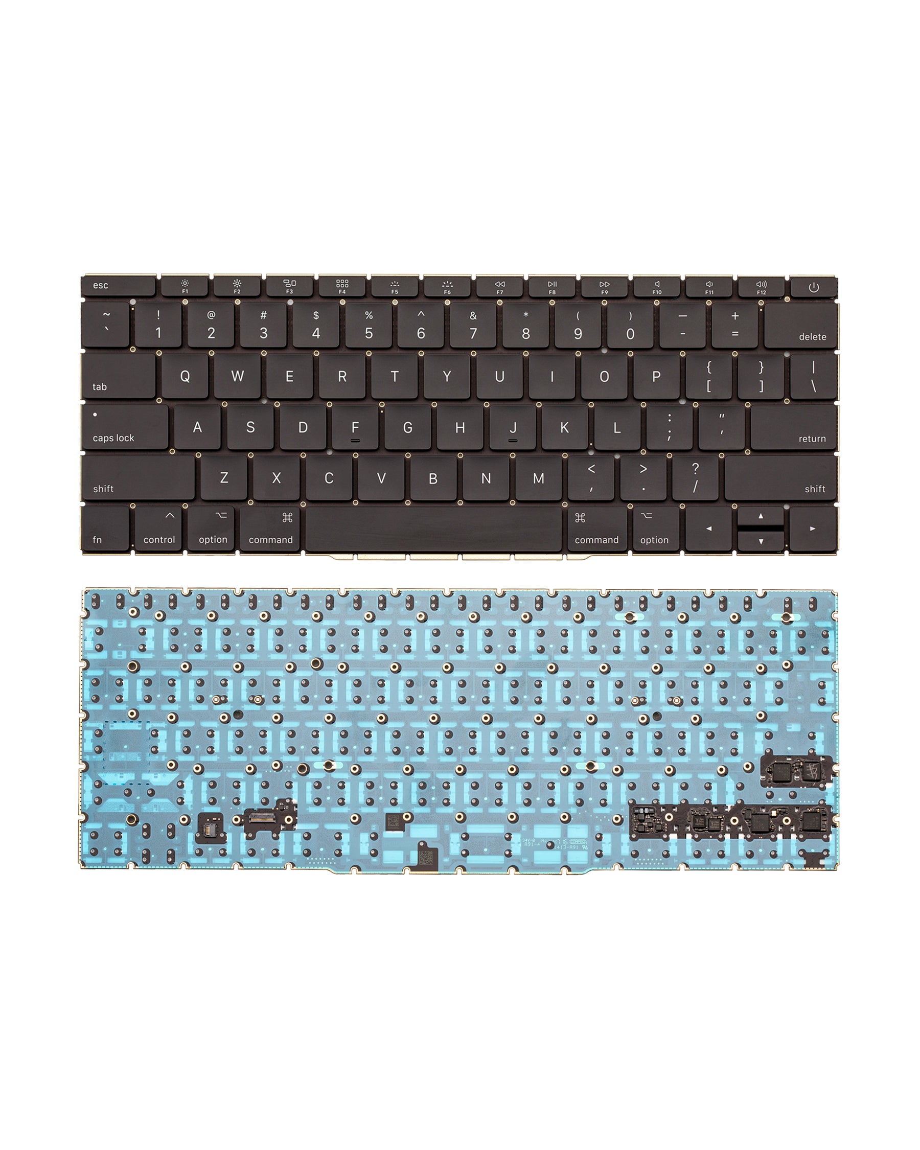 Keyboard W/ Backlight & Screws Compatible For MacBook Pro 13" Retina (A1708 / Late 2016 / Mid 2017) (US English)